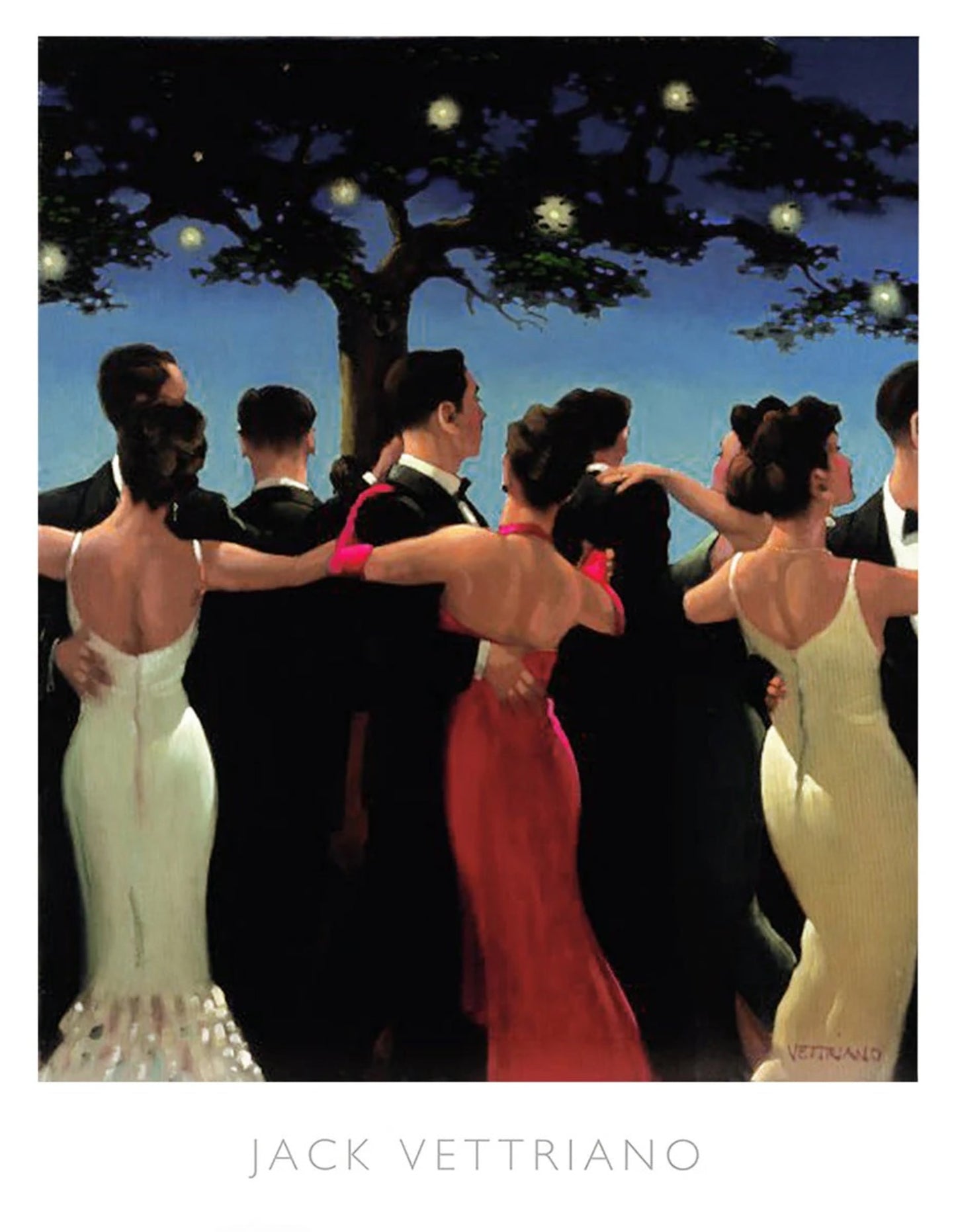 Affiche Art Jack Vettriano - Waltzers 40x50cm