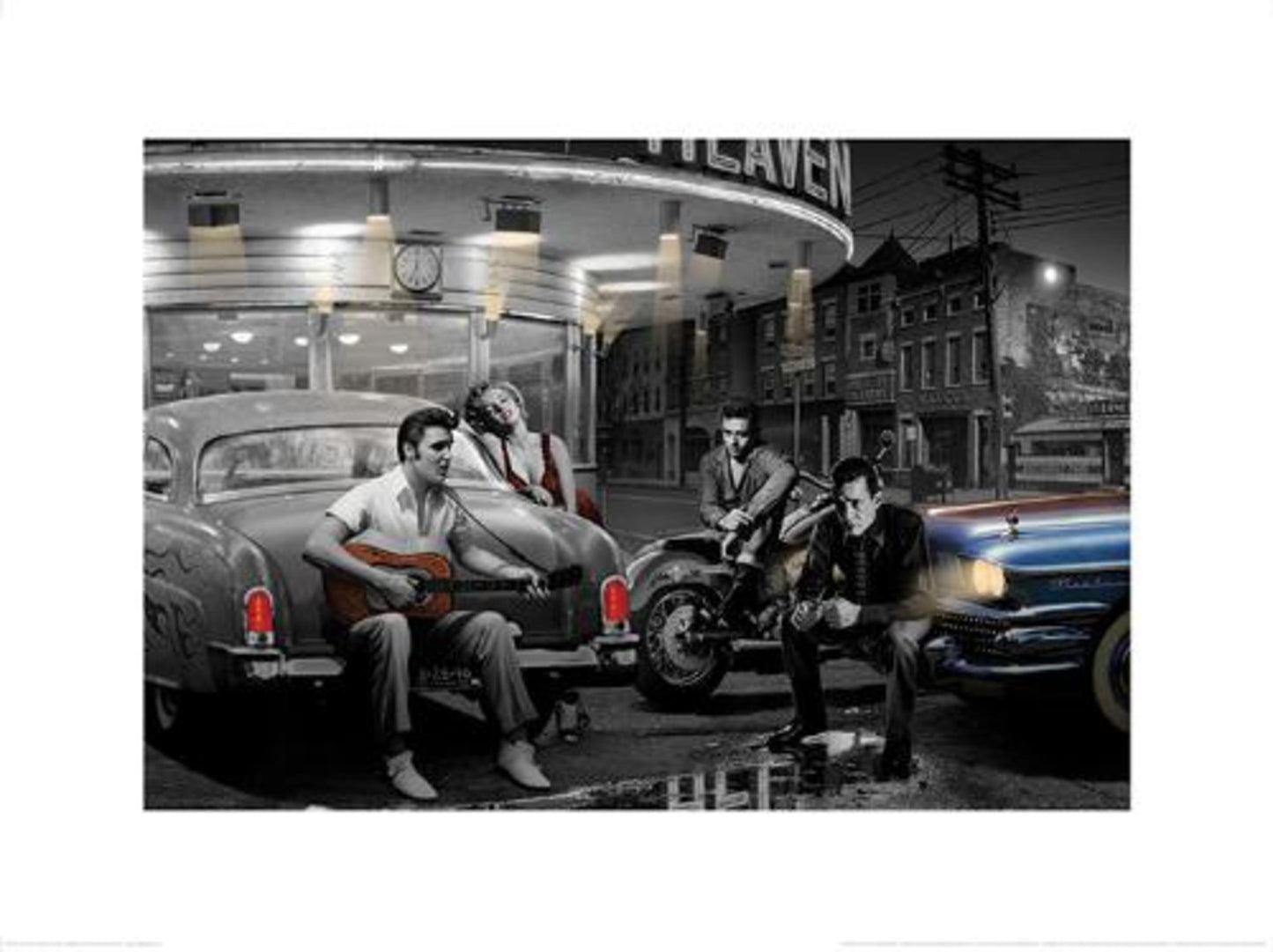 Affiche Art Chris Consani - Legendary Crossroads 60x80cm