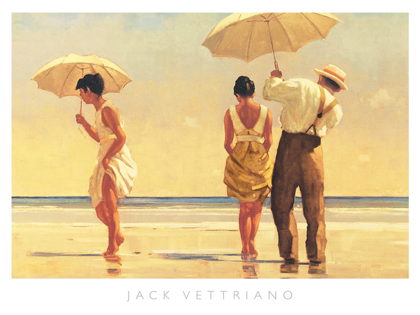 Affiche Art Jack Vettriano - Mad Dogs 80x60cm