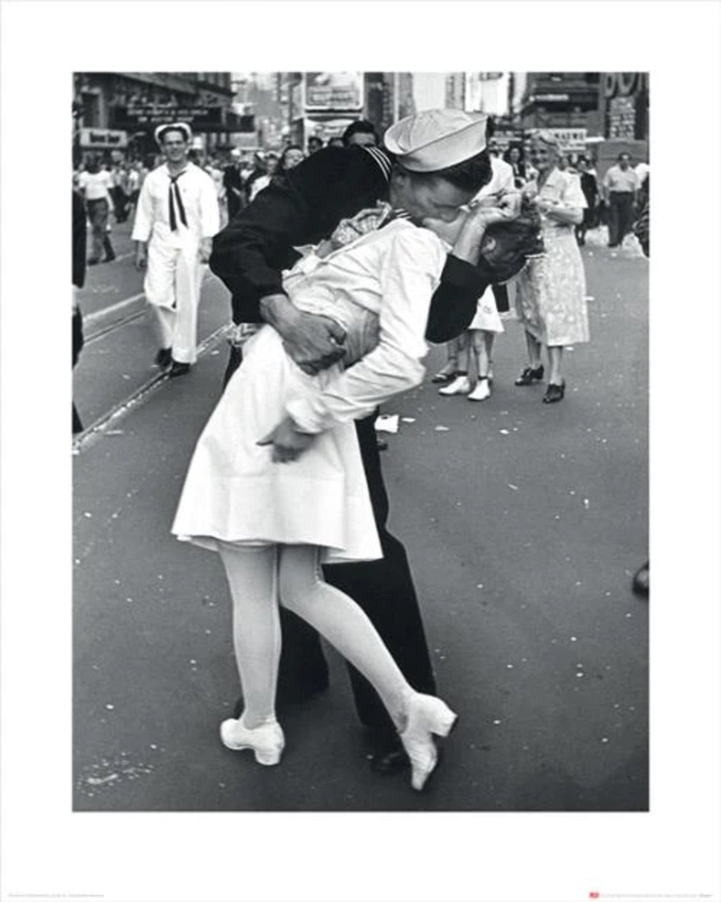 Affiche Art Time Life - War Time Kiss 40x50cm
