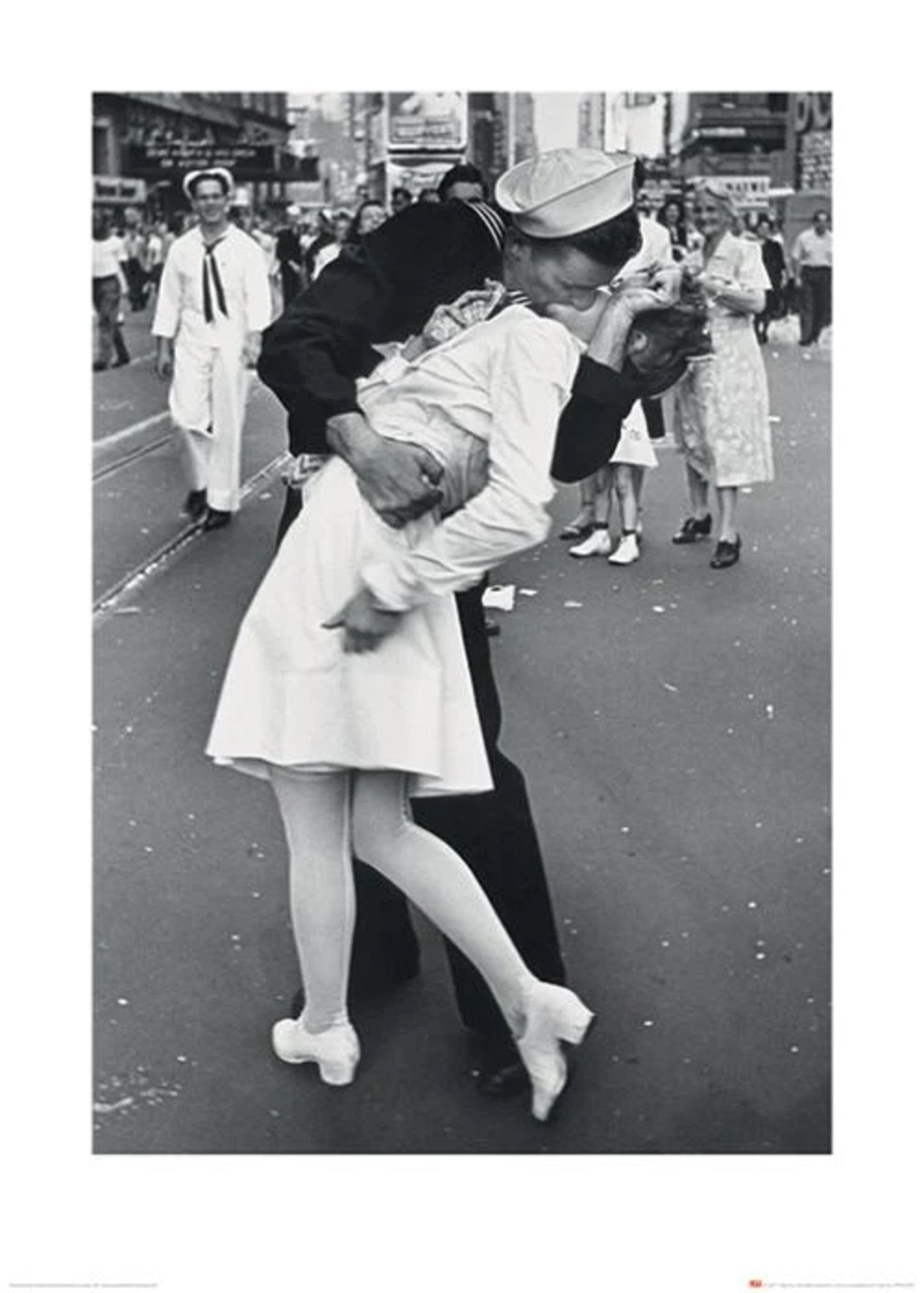 Affiche Art Time Life - War Time Kiss 50x70cm