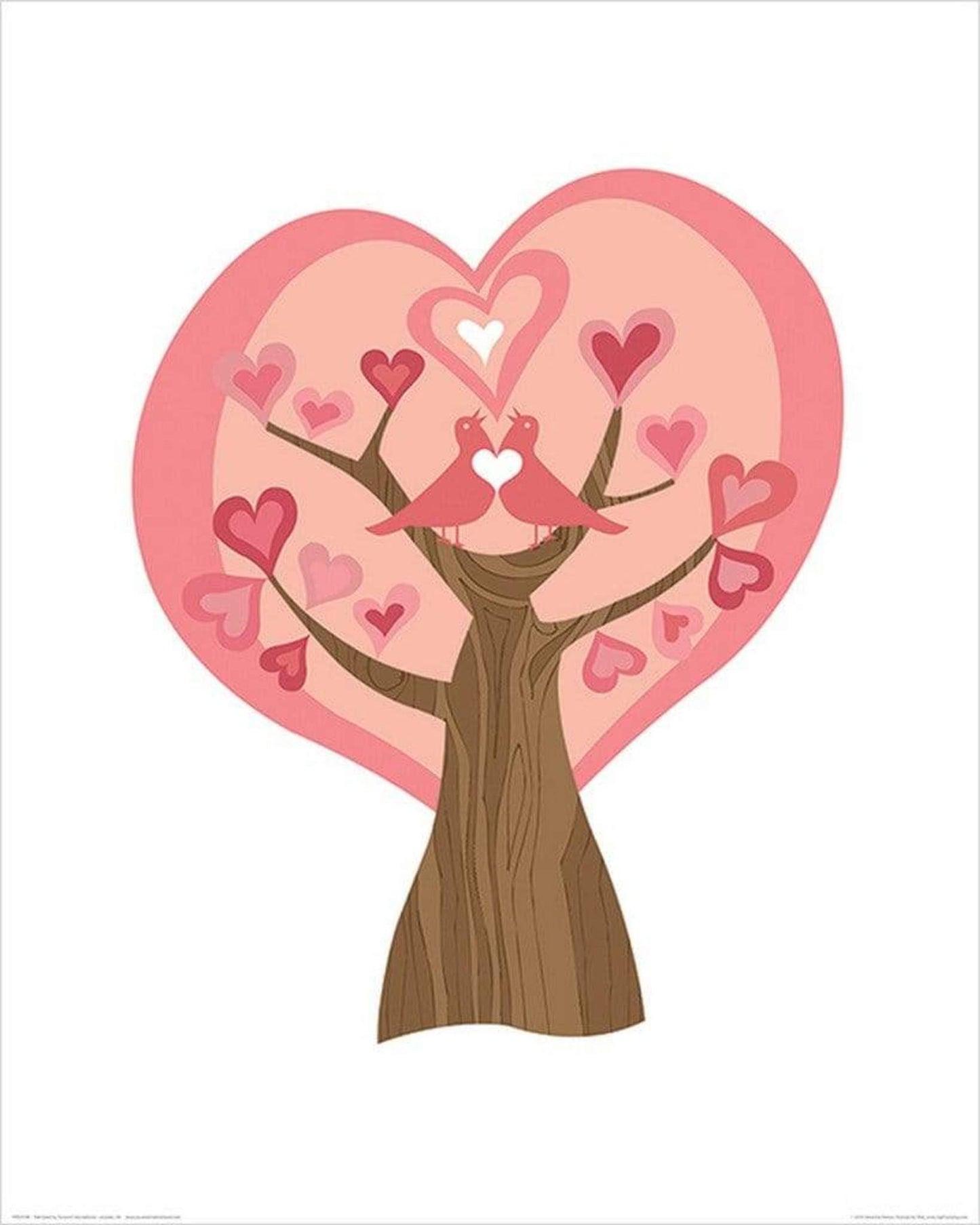 Affiche Art Valentina Ramos - Tree of Love 40x50cm