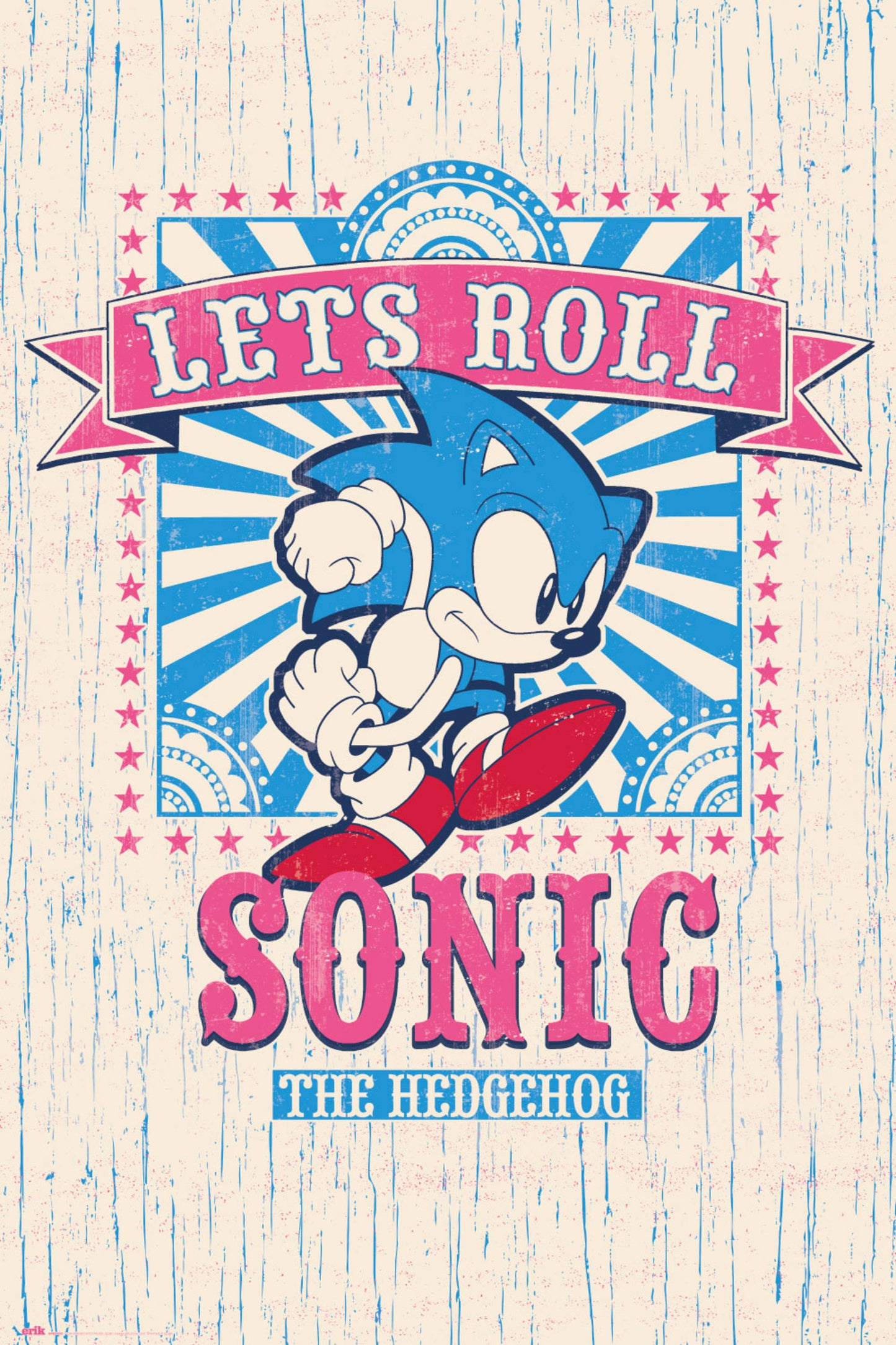 Poster Sonic - Lets Roll 61x91,5cm