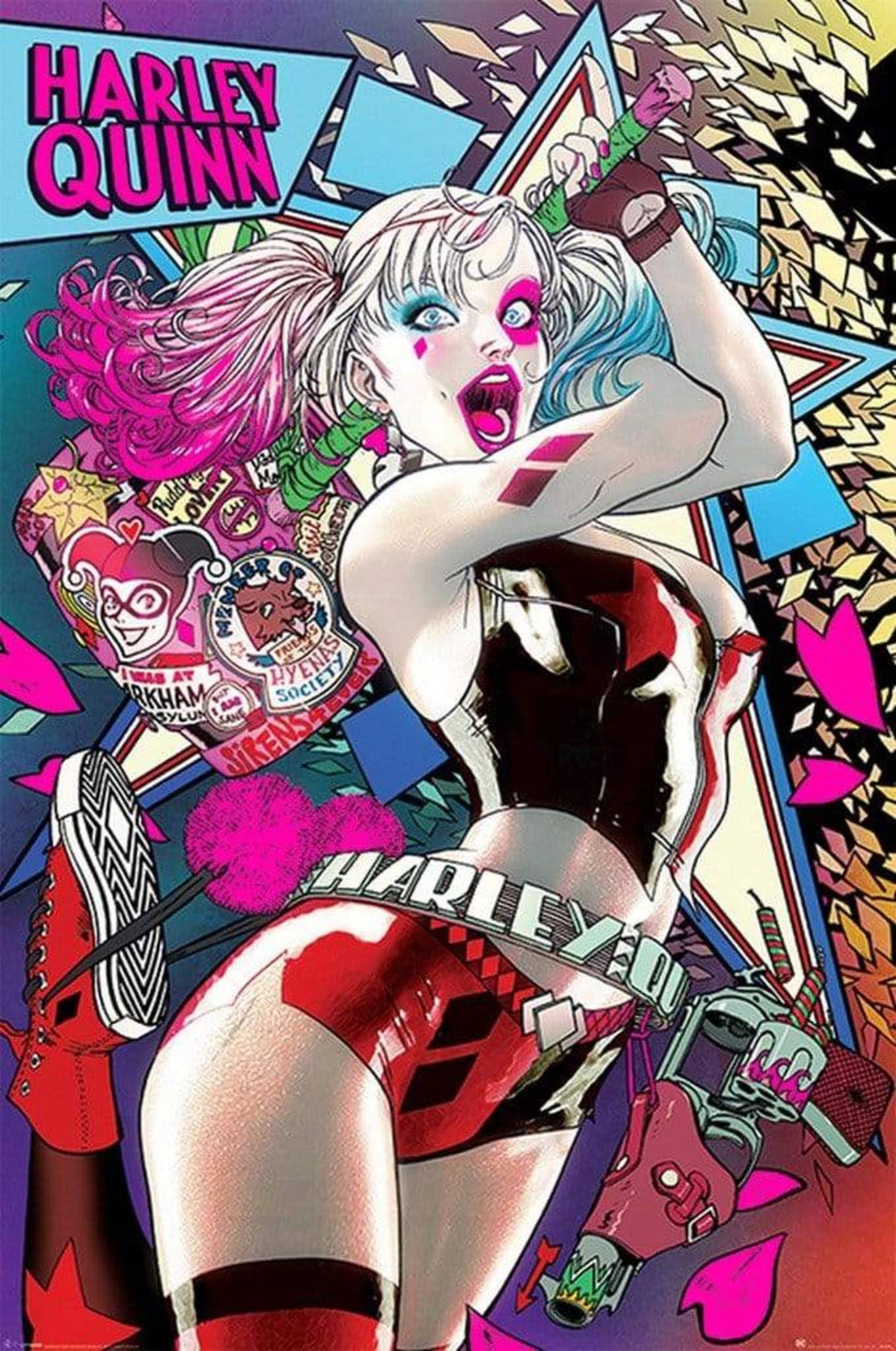 Poster Batman - Harley Quinn Neon 61x91,5cm