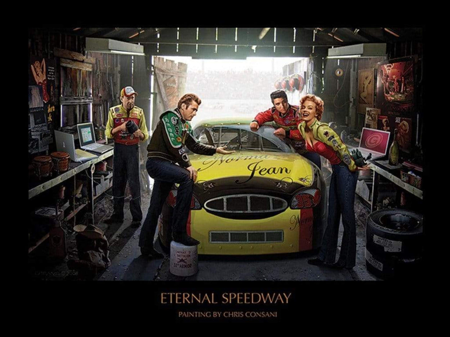 Affiche Art Chris Consani - Eternal Speedway 80x60cm