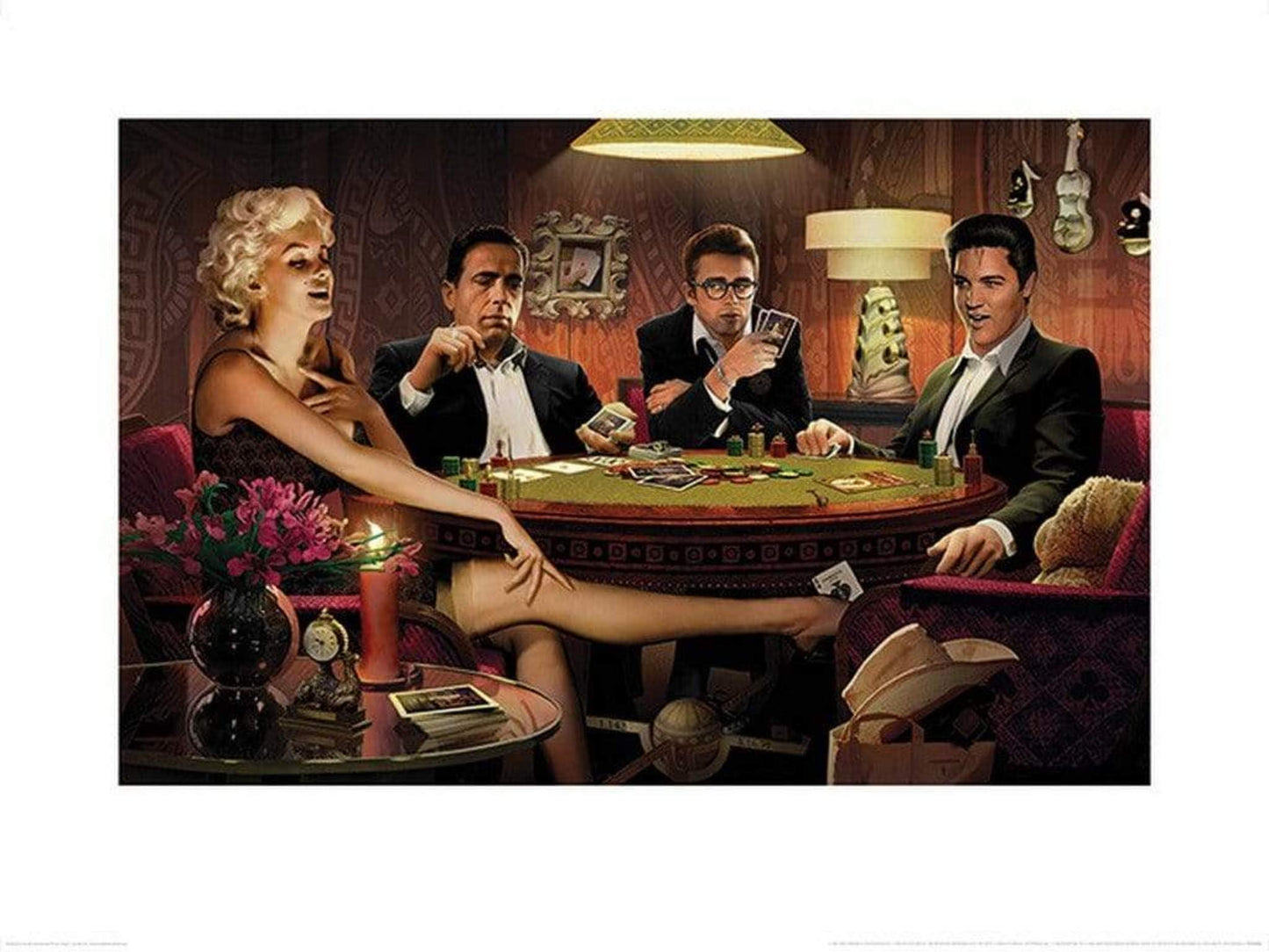 Affiche Art Chris Consani - Four of A Kind 80x60cm