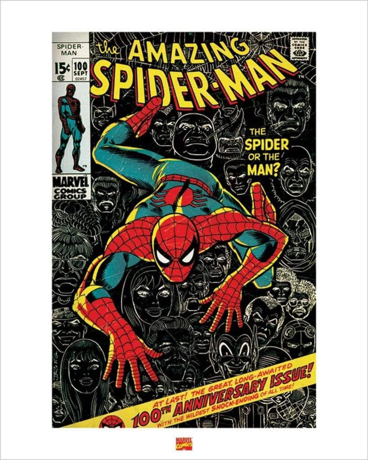 Affiche Art Spider-Man 40x50cm