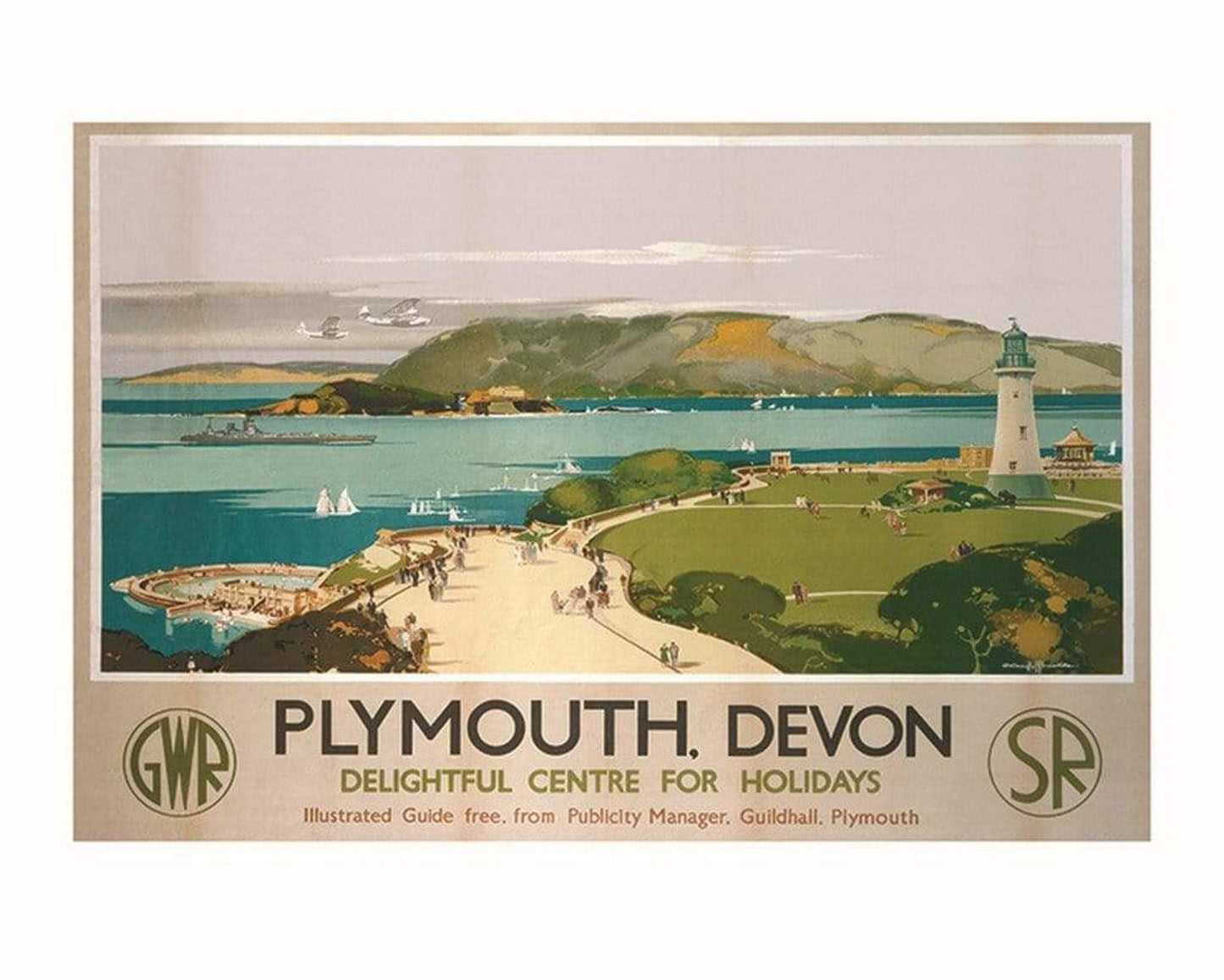 Affiche Art Plymouth 3 40x50cm