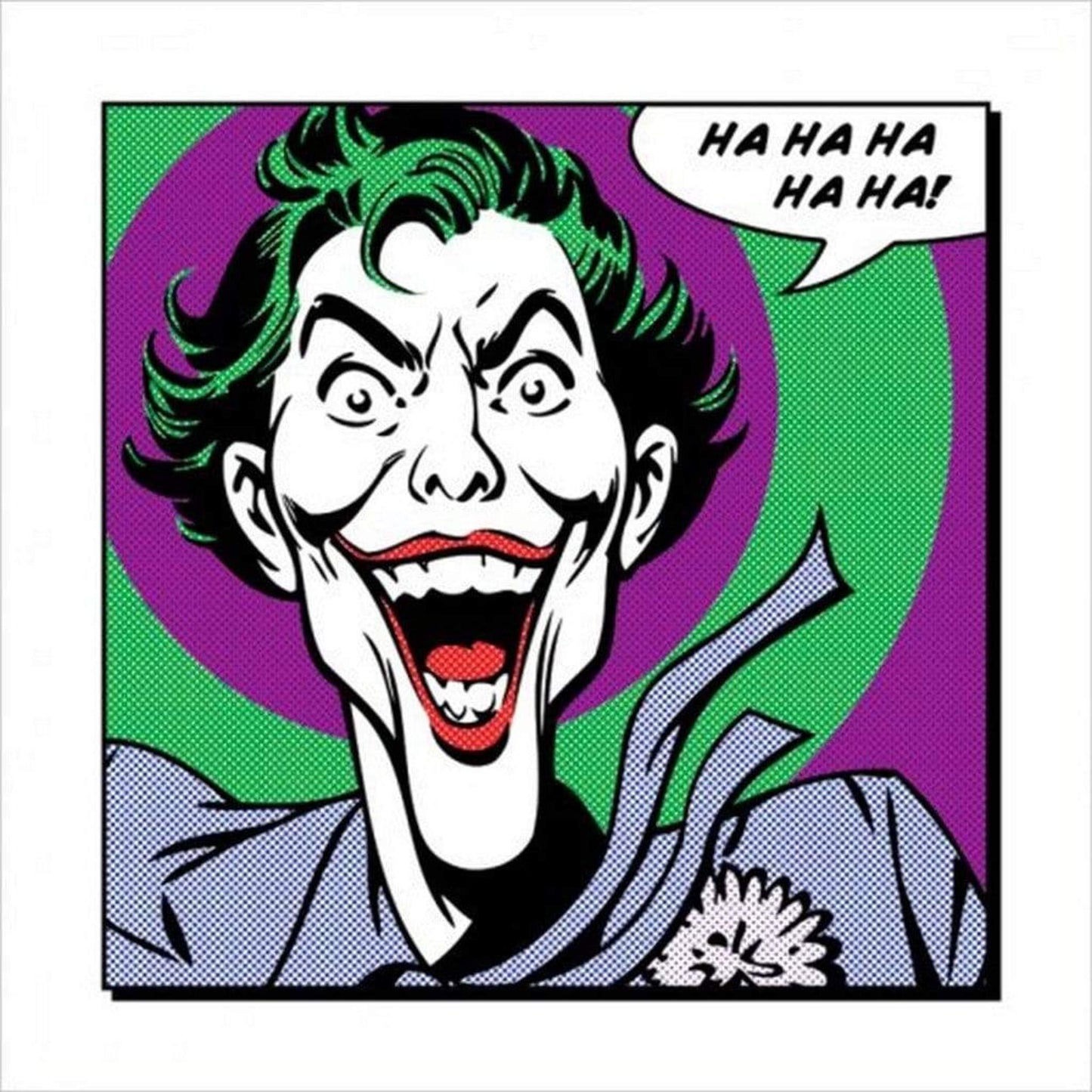 Affiche Art Joker - Ha Ha Ha Ha Ha 40x40cm