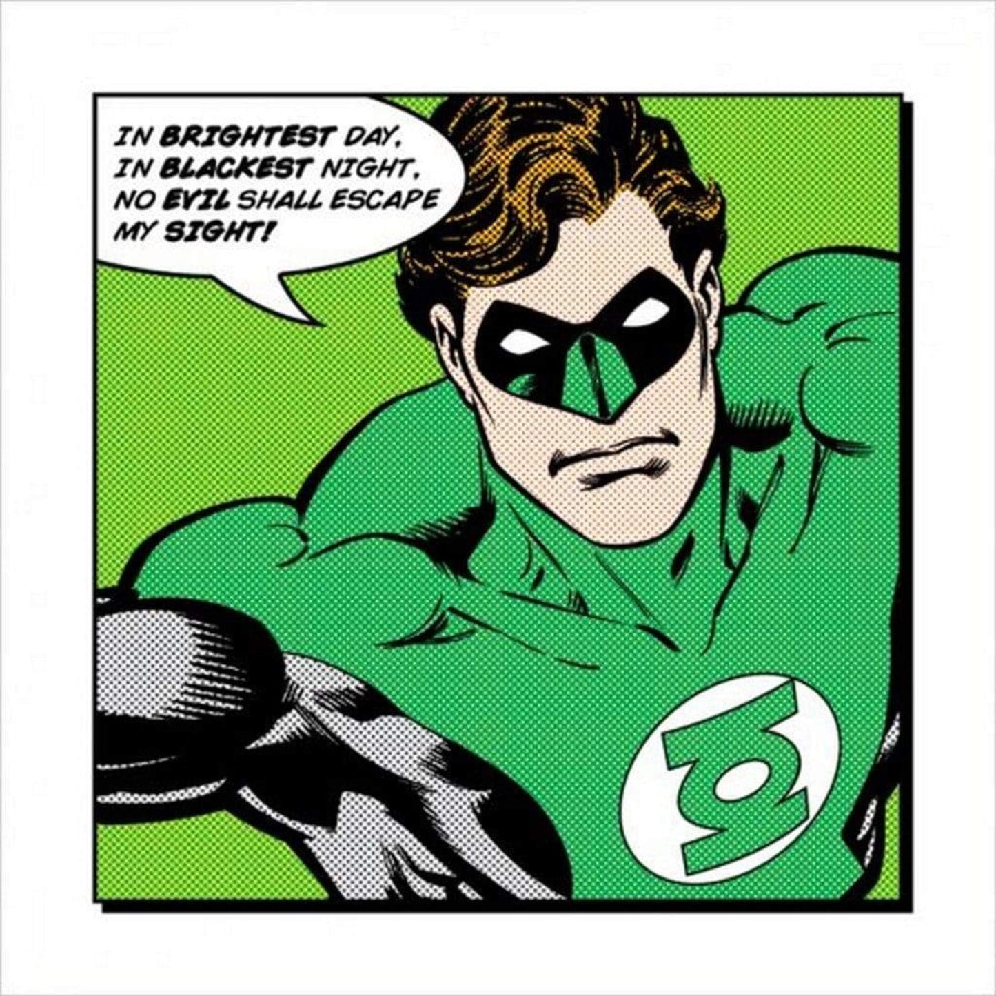 Affiche Art Green Lantern - Brightest Day 40x40cm