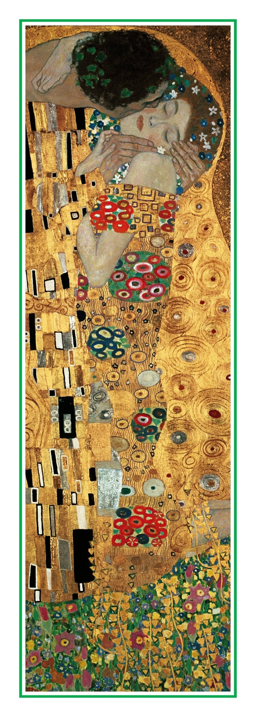 Affiche Art Gustav Klimt - The Kiss 25x70cm