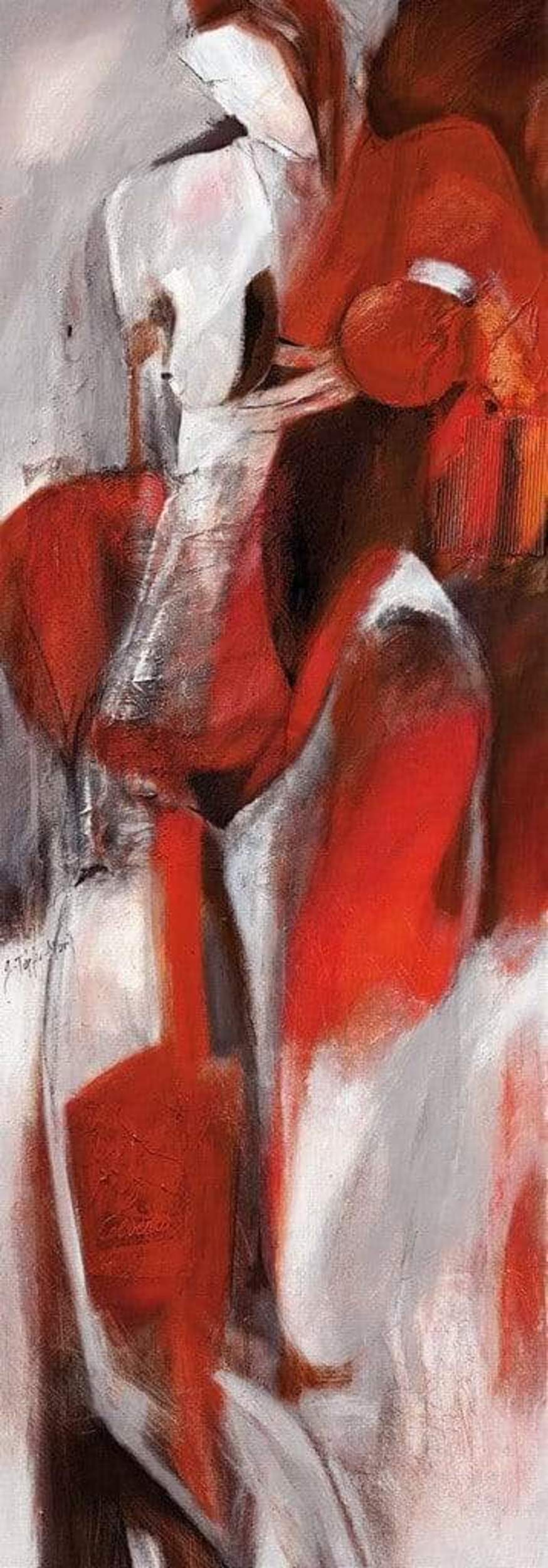 Affiche Art Jutta Töpfer - Verletzlich 35x100cm