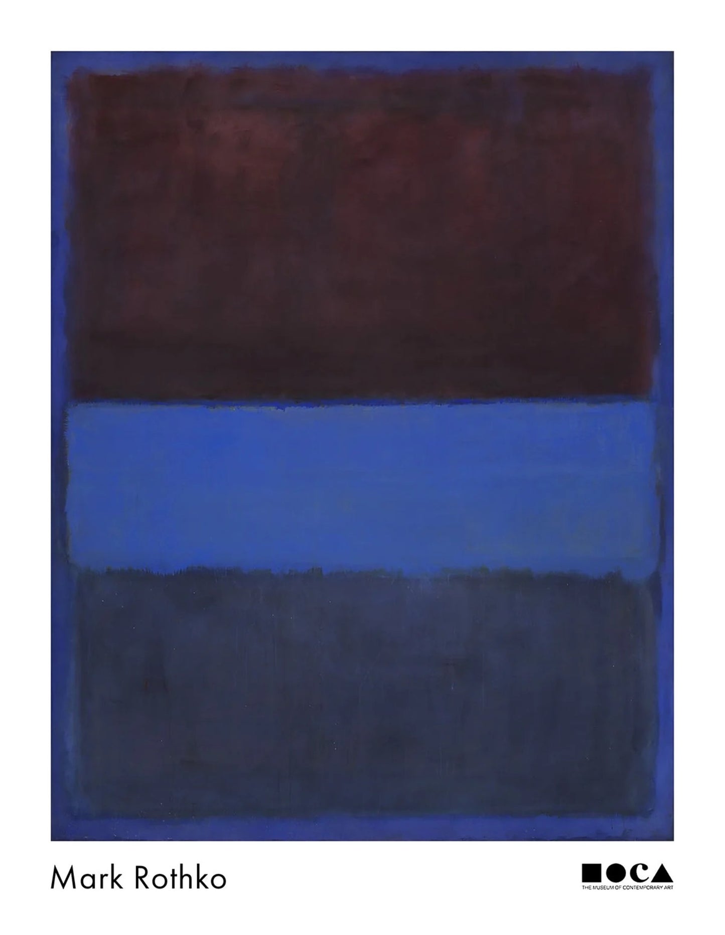 Affiche Art Mark Rothko No. 61 Rust and Blue 71x91,5cm