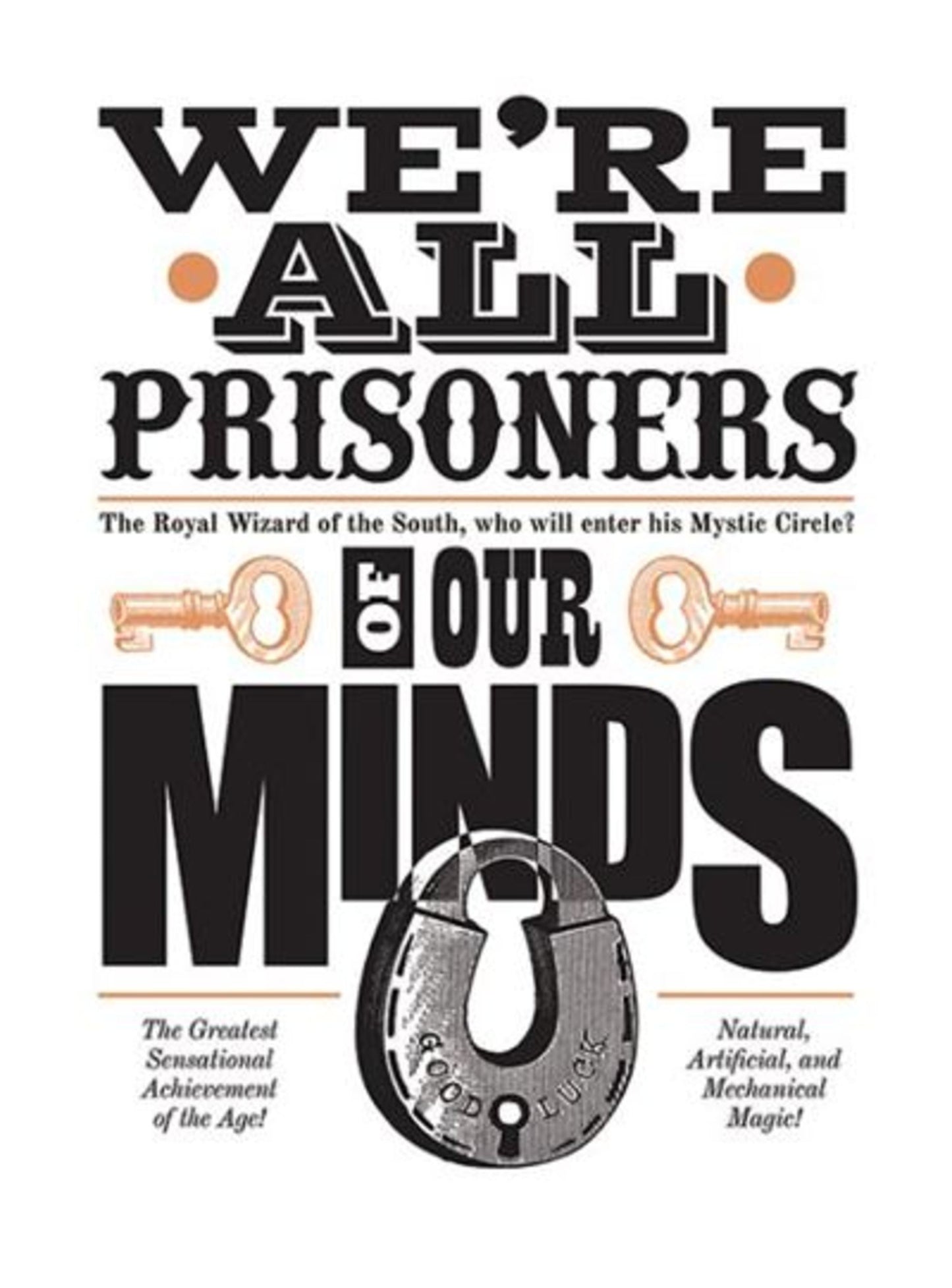 Affiche Art Asintended Prisoners of our Minds 60x80cm