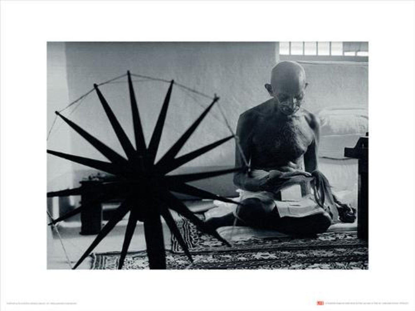 Affiche Art Time Life - Gandhi 30x40cm