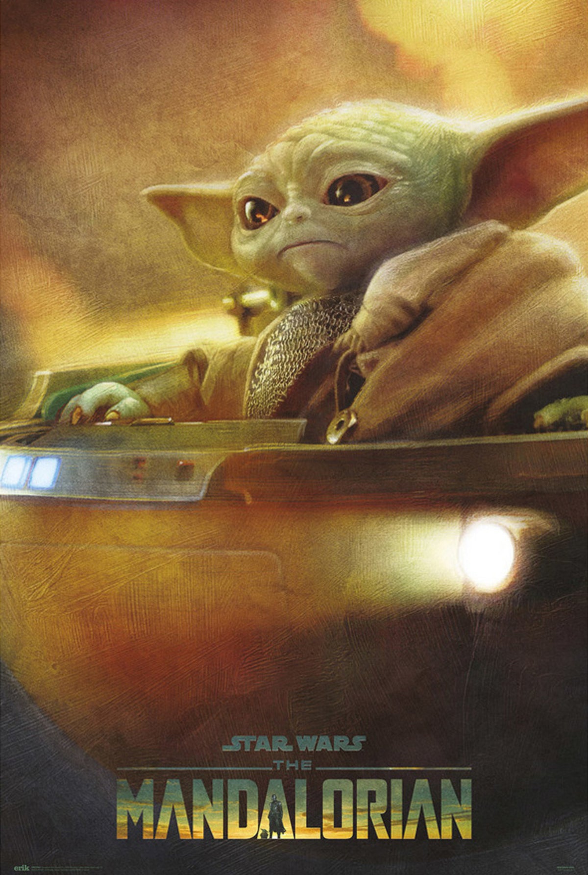 Poster Star Wars - The Mandalorian - Grogu Pod 61x91,5cm