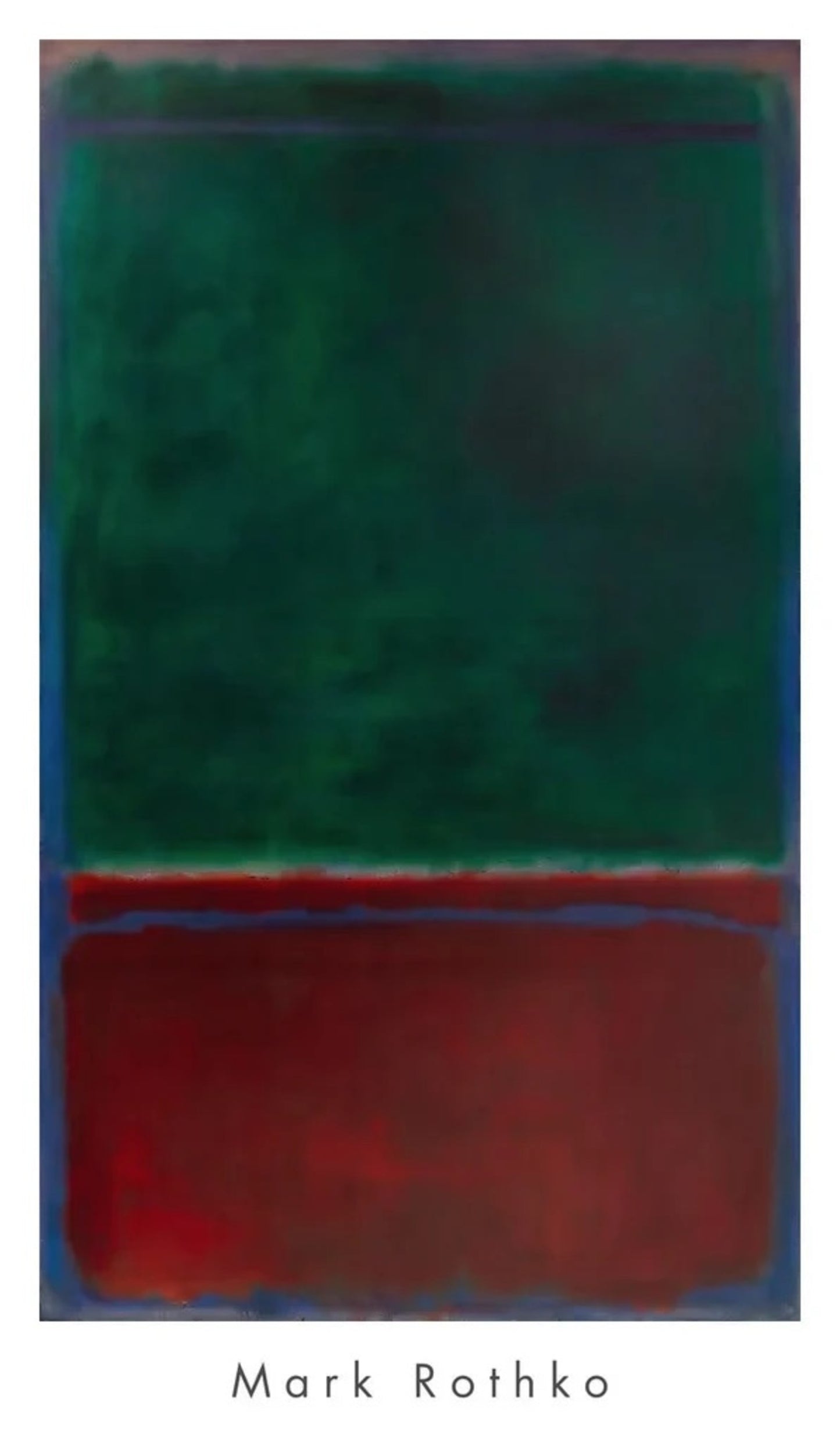 Affiche Art Mark Rothko - No. 7 - 1953 53,5x91,5cm
