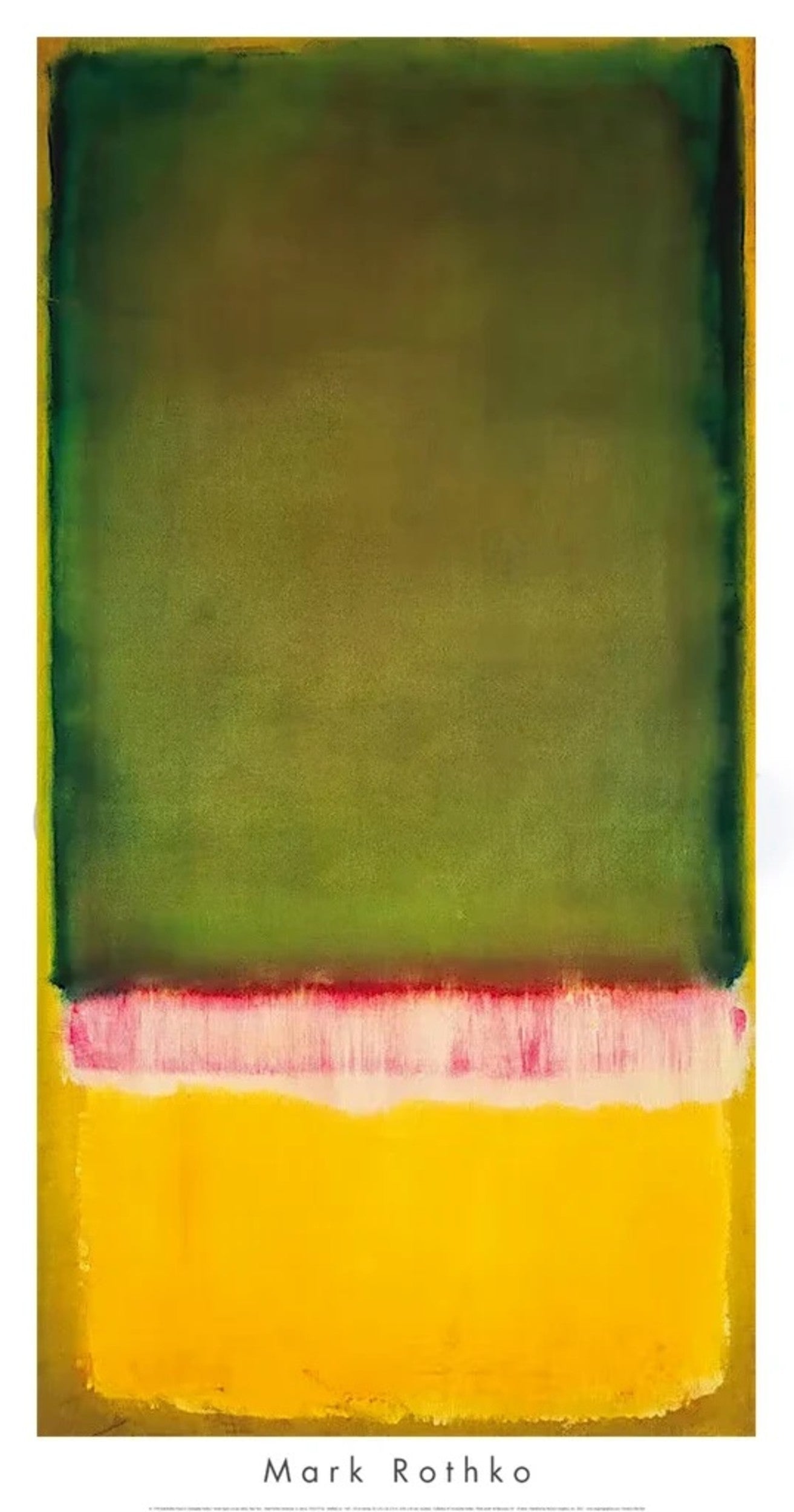 Affiche Art Mark Rothko - Untitled - 1949 53x101,5cm