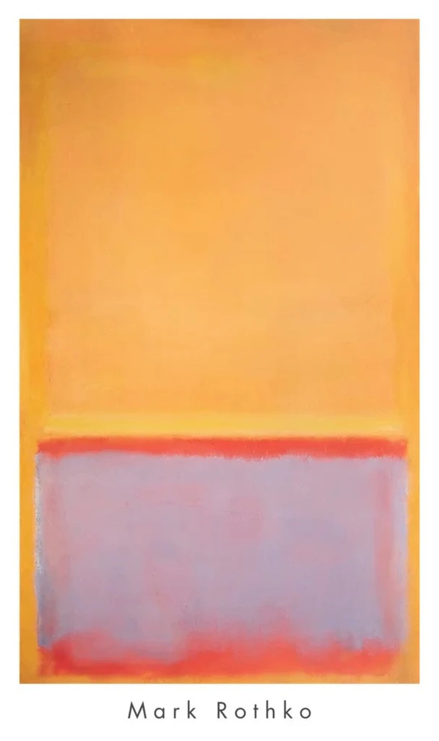 Affiche Art Mark Rothko - Untitled - 1954 57x96,5cm