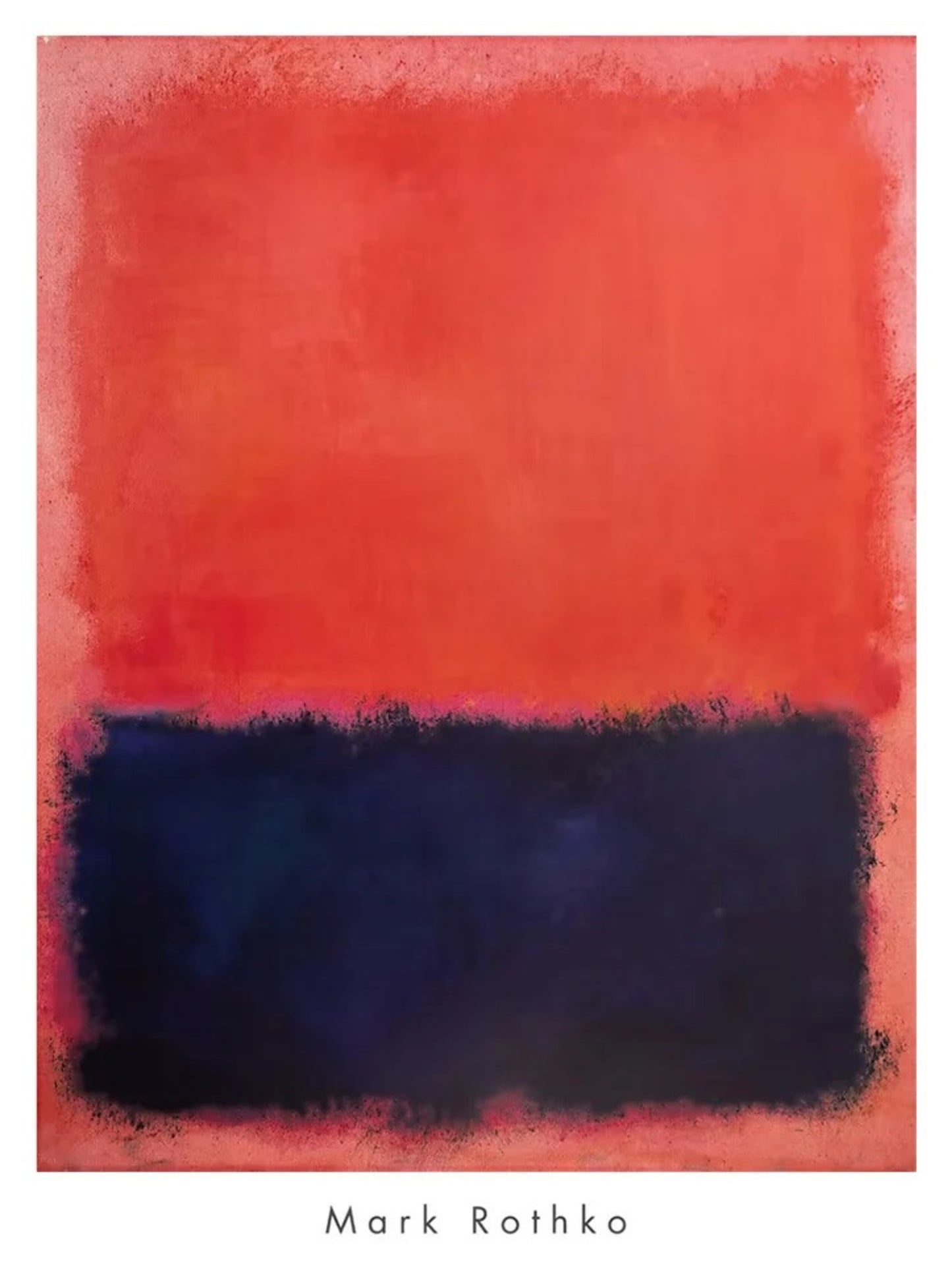 Affiche Art Mark Rothko - Untitled - 1960-61 66x89cm