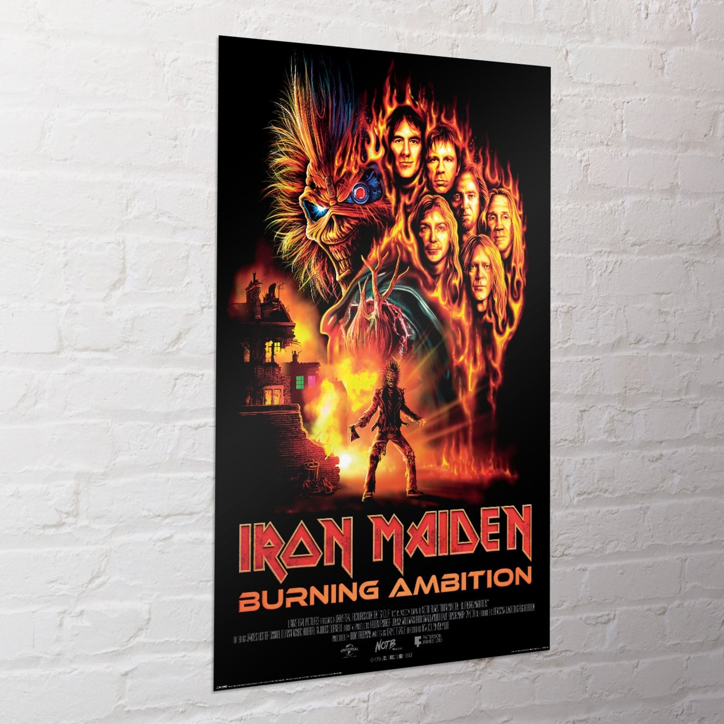 Poster Iron Maiden - Burning Ambition 61x91,5cm