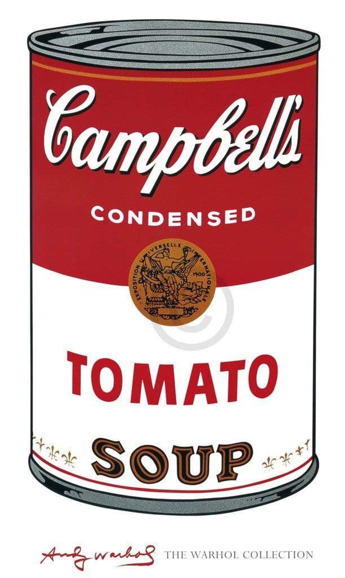 Affiche Art Andy Warhol - Campbell's Soup I 60x100cm