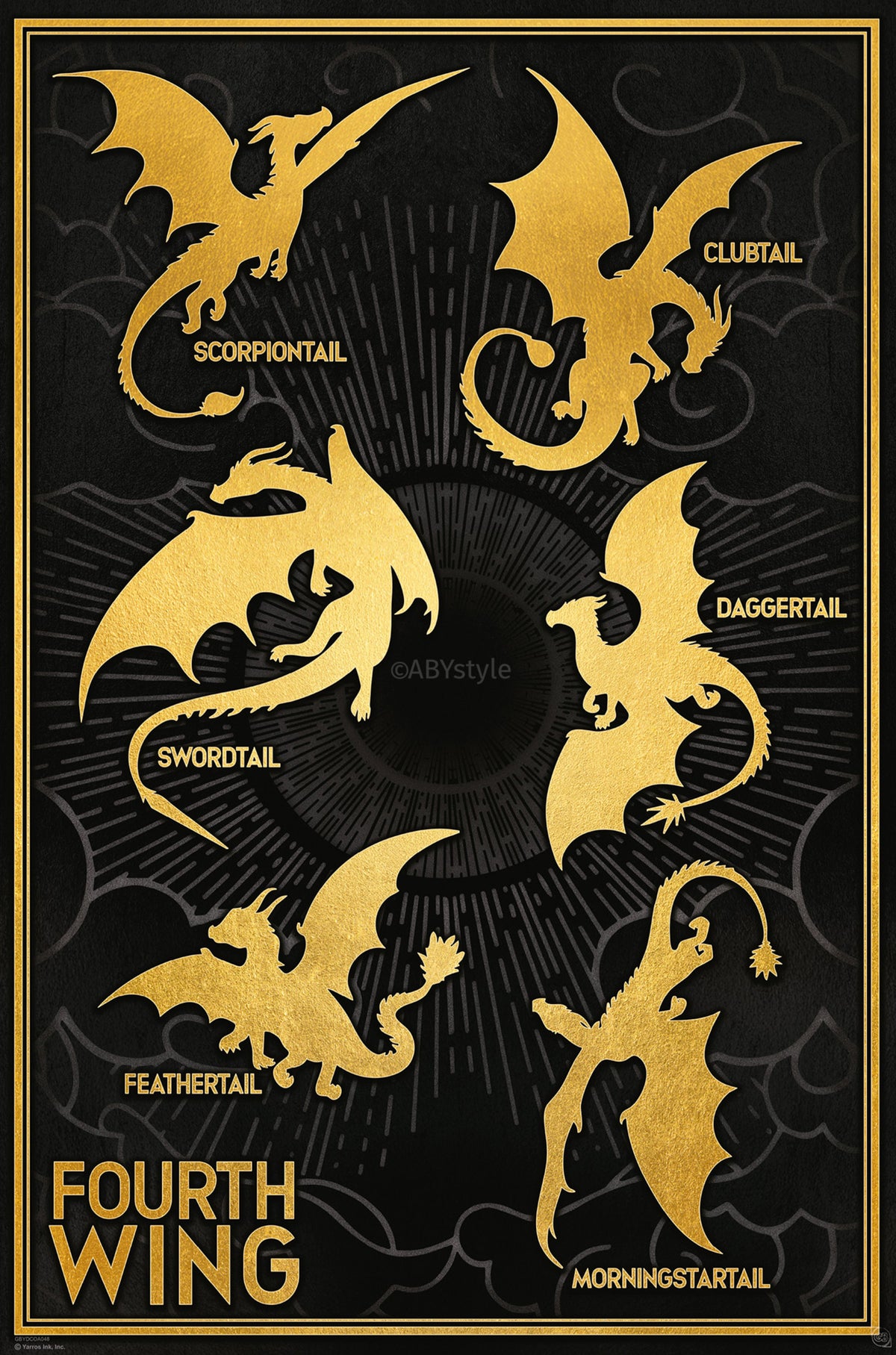 Poster Fourth Wing - Dragons 61x91,5cm