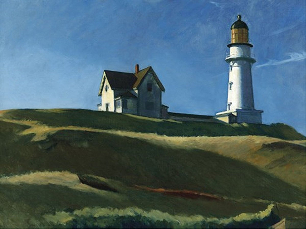 Affiche Art Edward Hopper Lighthouse Hill 1927 50x40cm