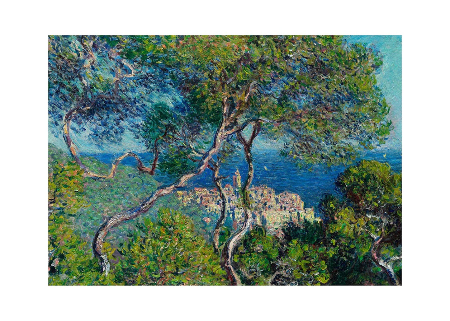 Affiche Art Claude Monet Paesaggio a Bordighera 70x50cm