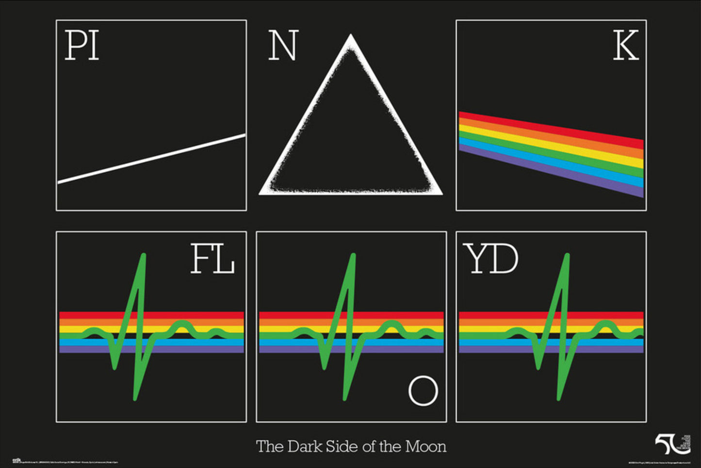 Poster Pink Floyd - The Dark Side of the Moon 61x91,5cm
