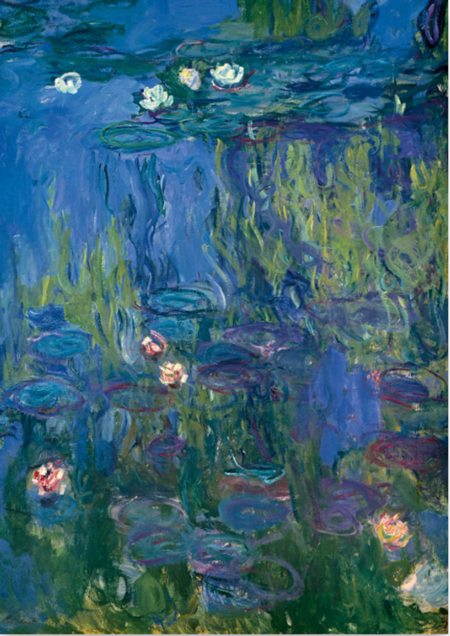 Affiche Art Claude Monet - Nympheas 21x30cm