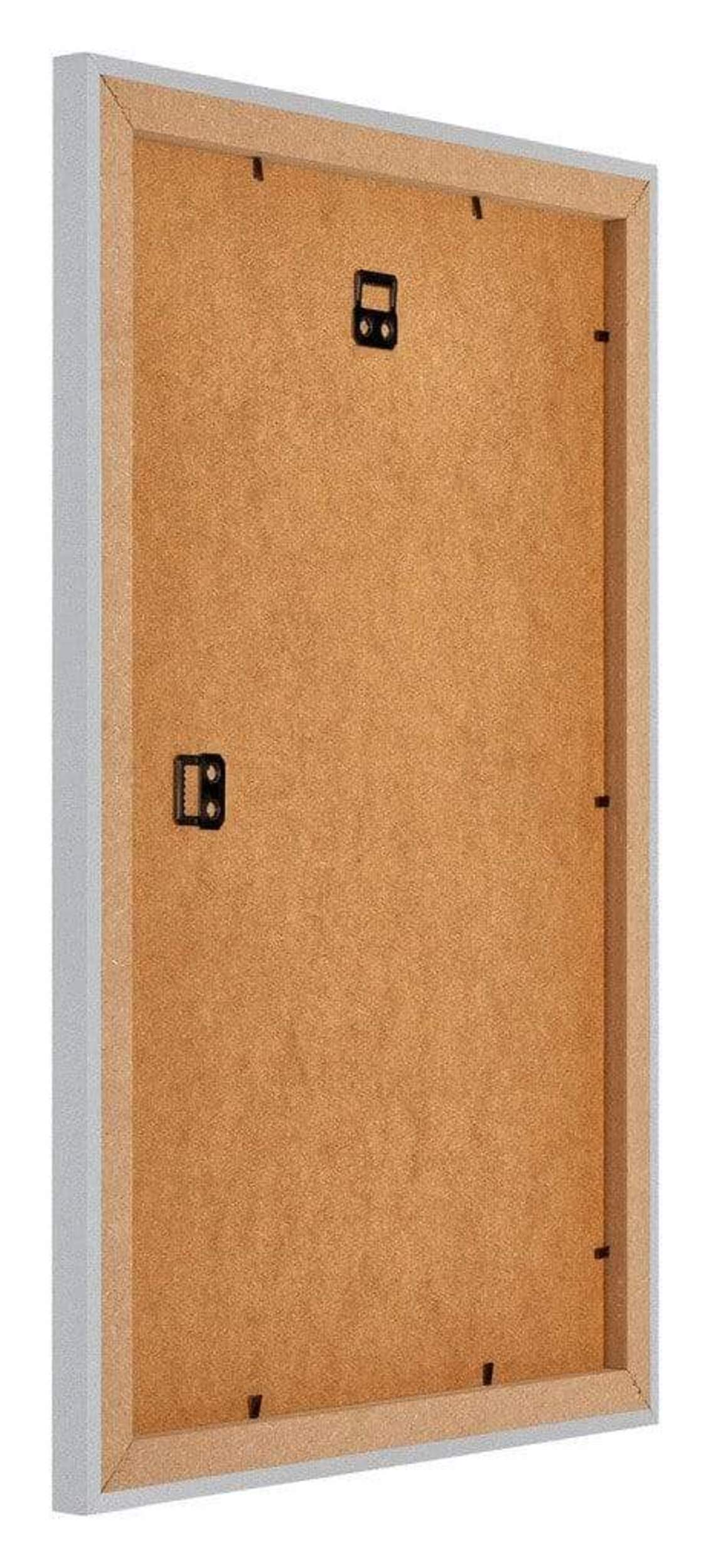 Cadre d'affiche 61x91,5cm Argent Mat MDF Parma