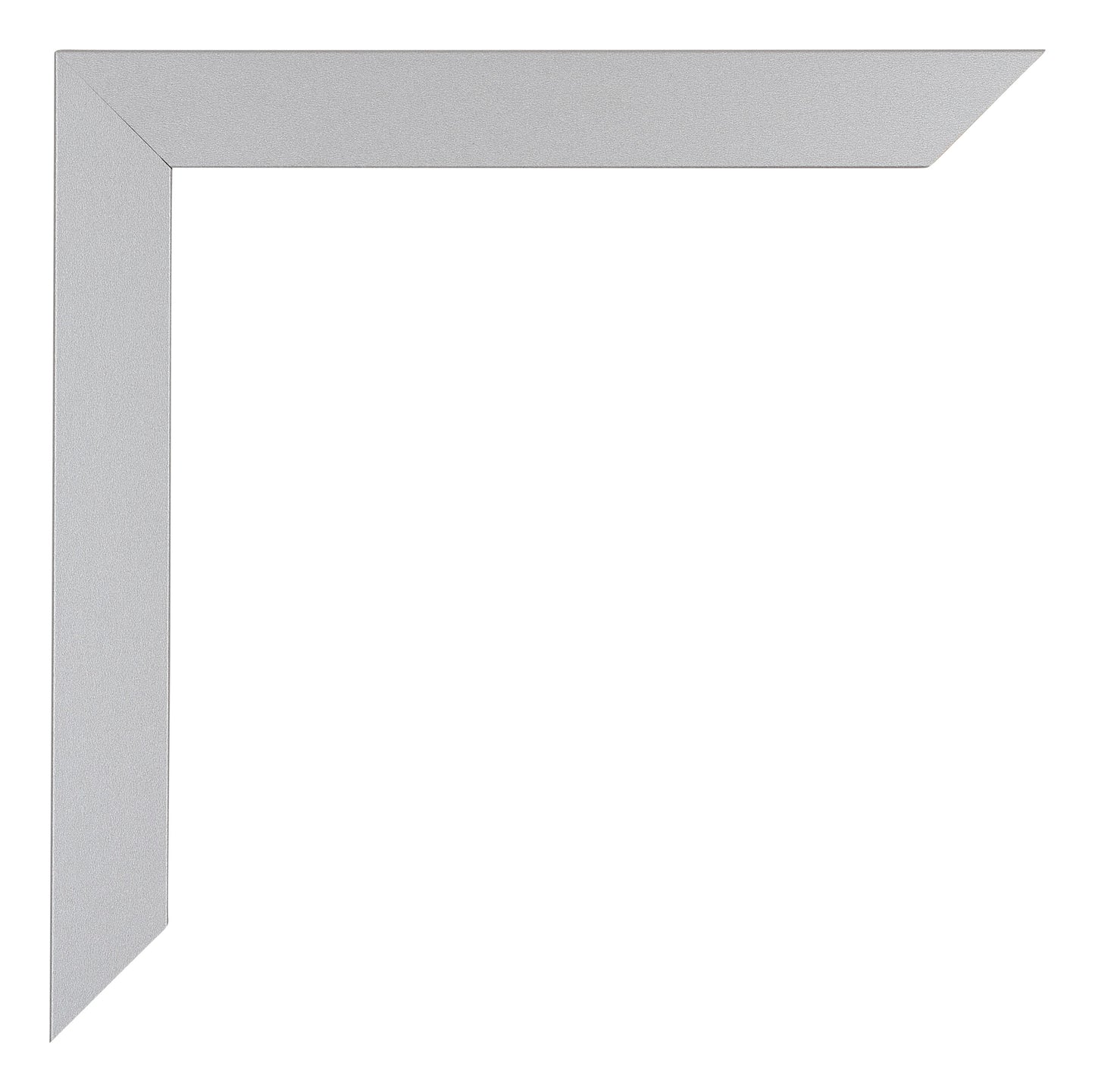 Cadre d'affiche 40x40cm Argent Mat MDF Parma