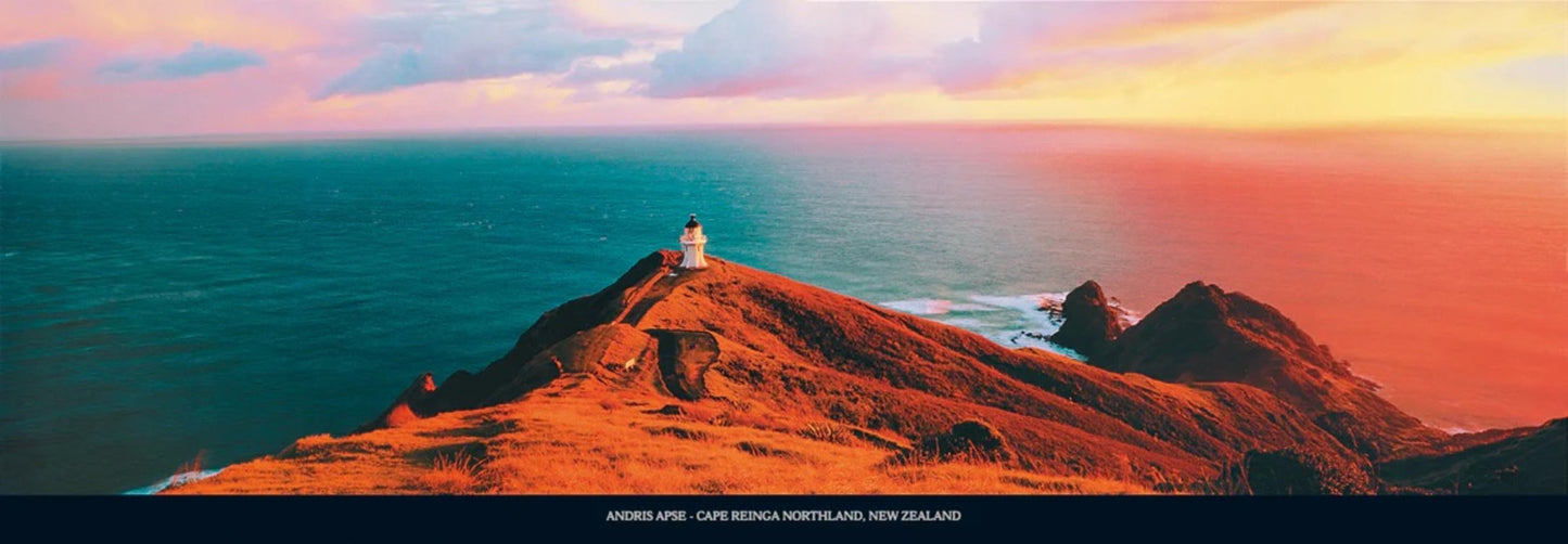 Affiche Art Andris Apse - Cape Reinga, Northland 95x33cm