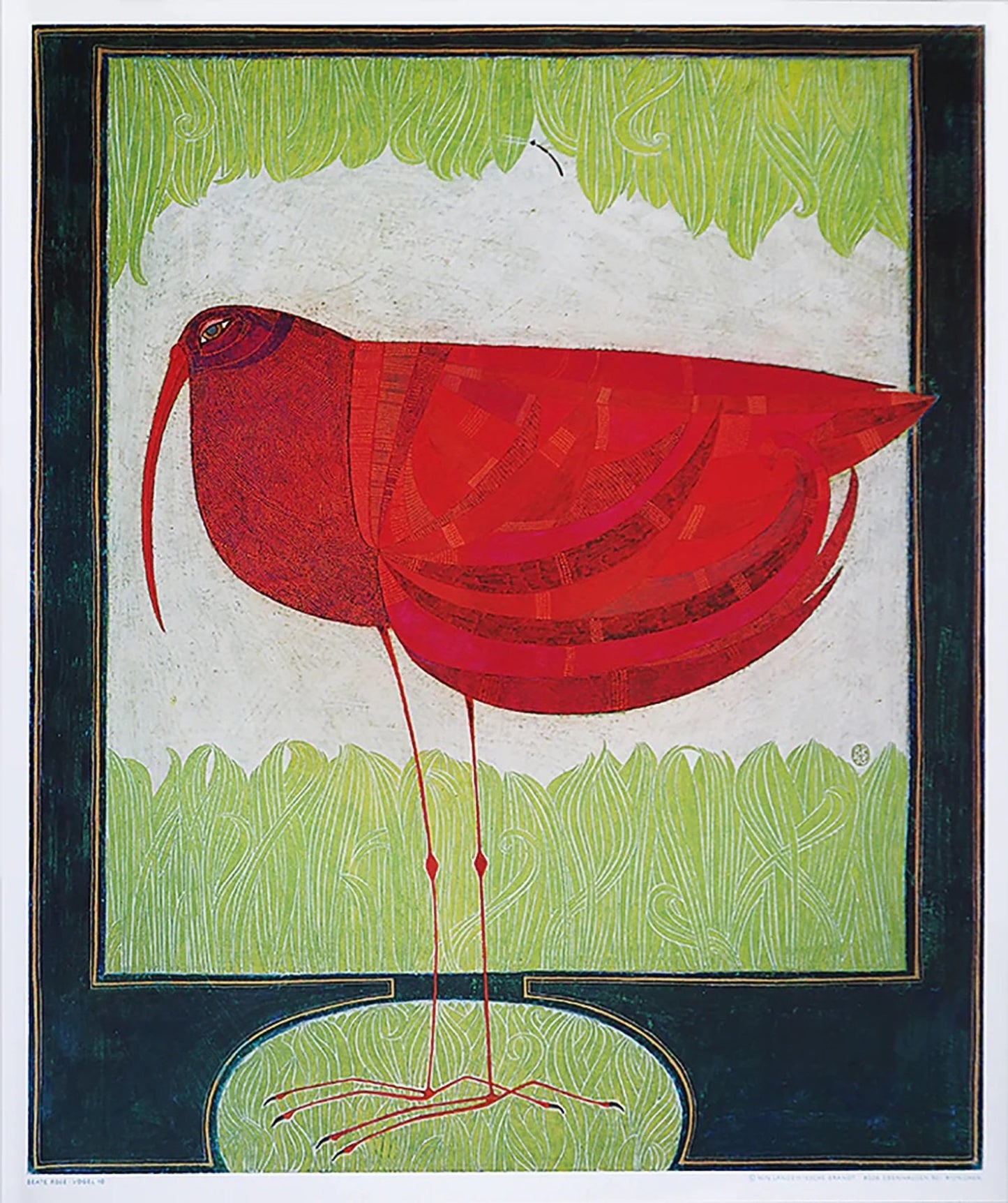 Affiche Art Beate Rose - Vogel 10a 52x62cm