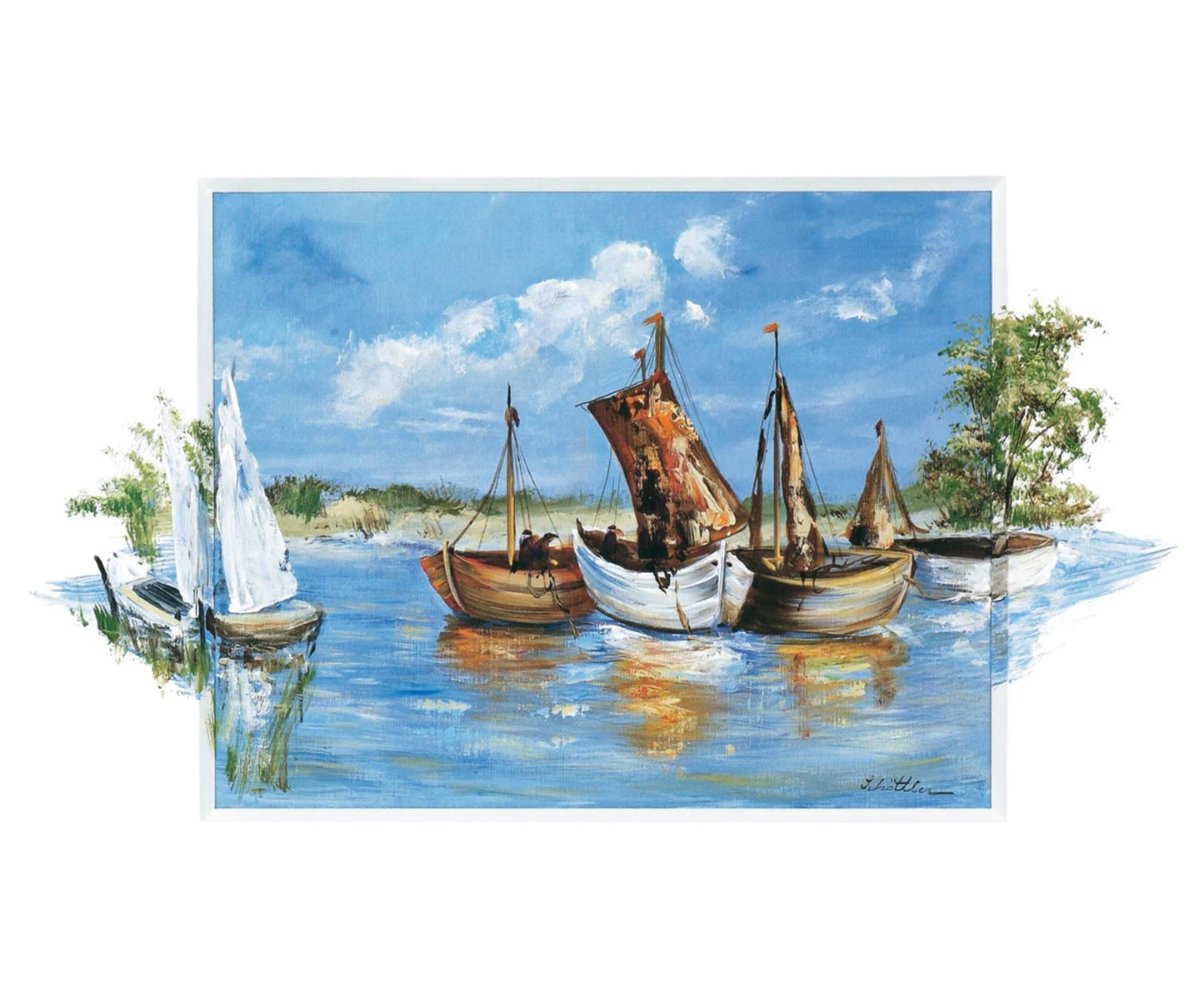 Affiche Art Katharina Schöttler - Peaceful Scene 30x24cm