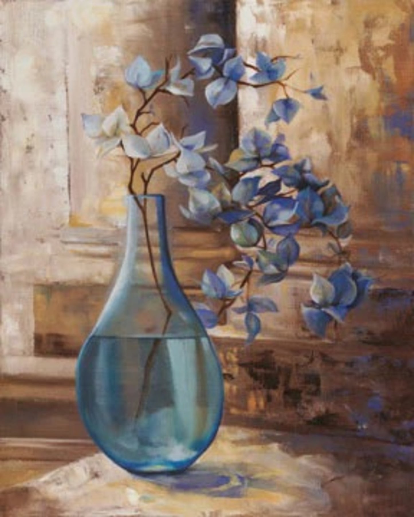 Affiche Art L. Montillio - Blue Glass Still I 40x50cm
