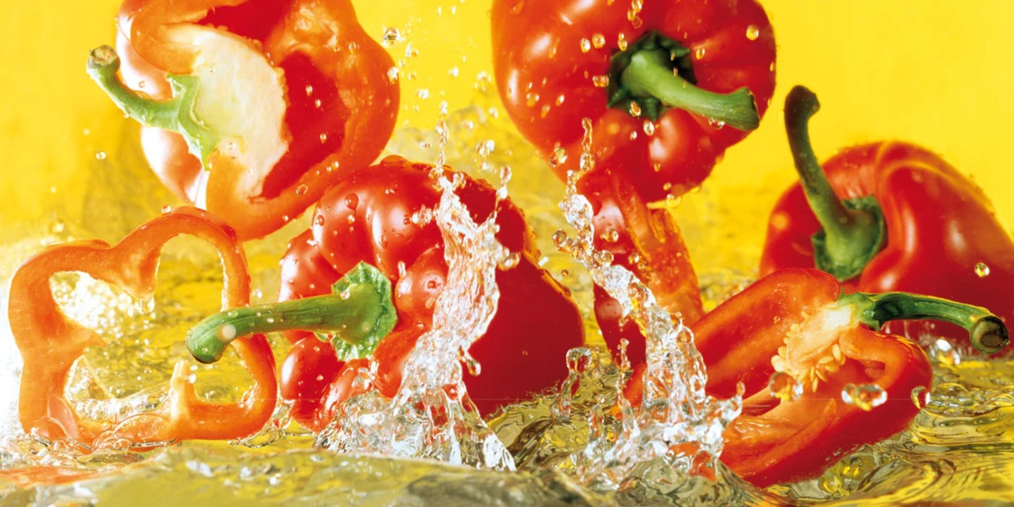 Affiche Art Michael Meisen - Paprika 100x50cm