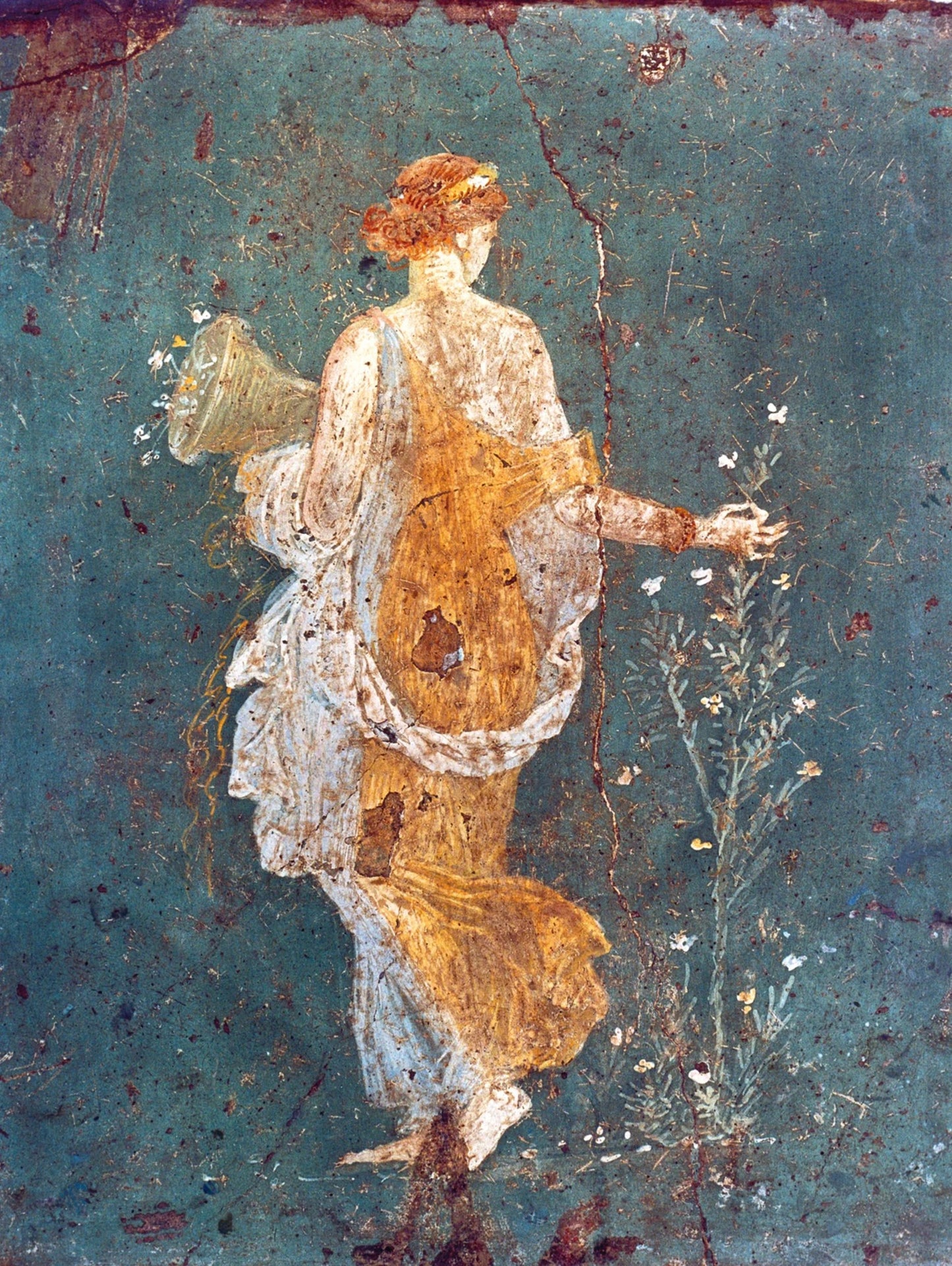 Affiche Art Pompeji - Flora mit dem Füllhorn 60x80cm
