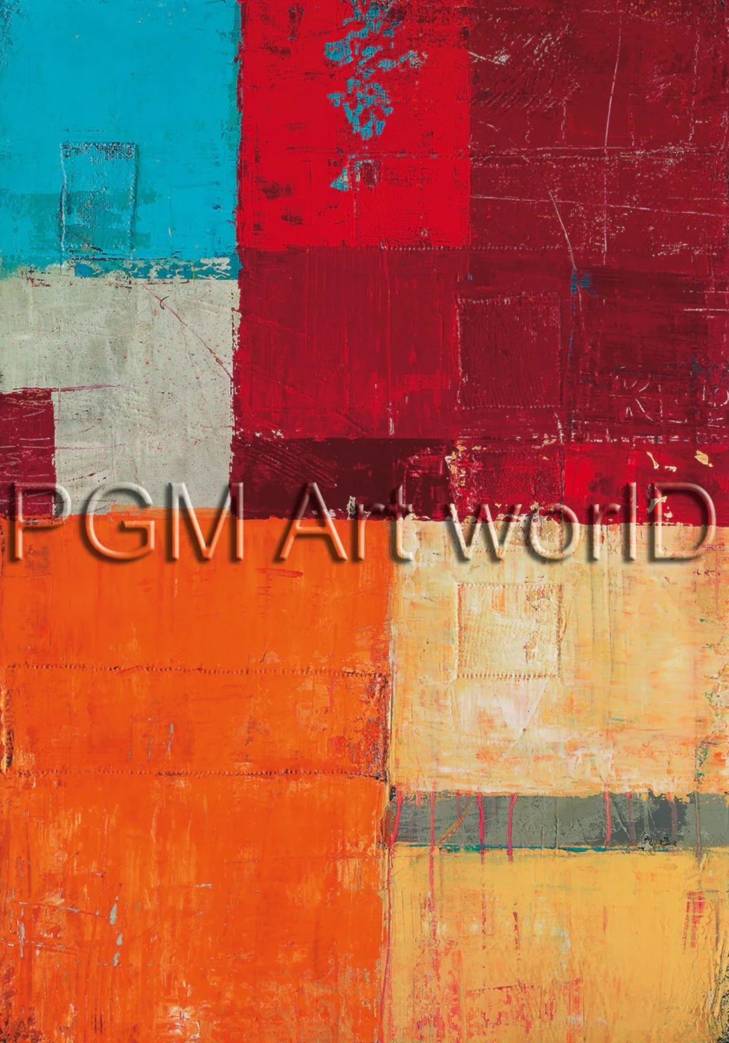 Affiche Art Ralf Bohnenkamp - Colored Composition II 70x100cm
