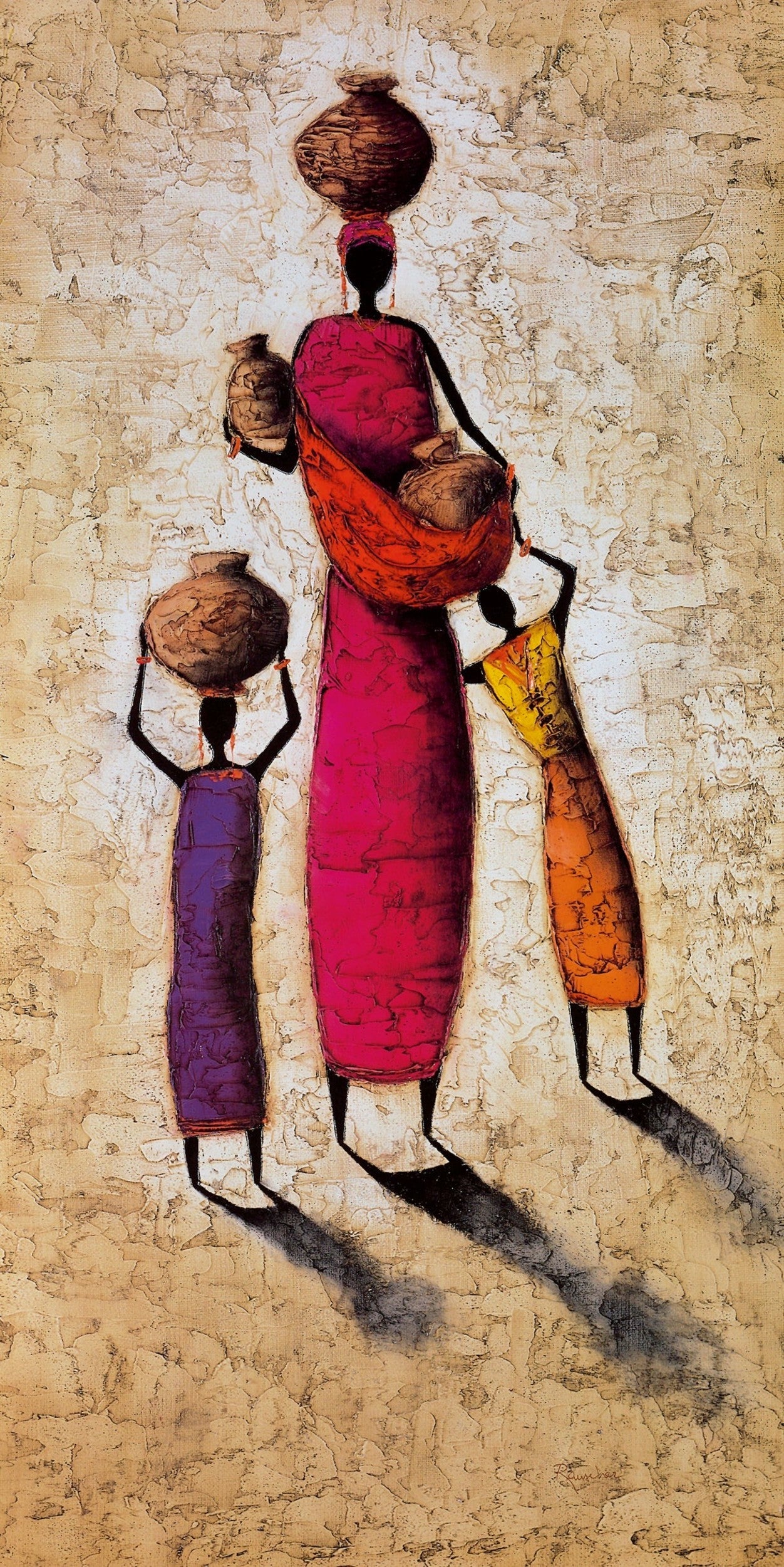 Affiche Art Michel Rauscher - Family Harmony 50x100cm