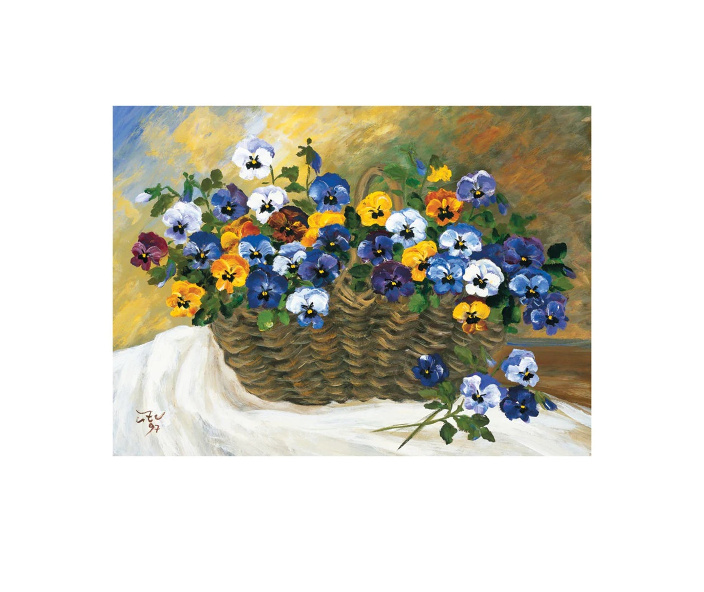 Affiche Art Ute von der Wehl - Bunt gemischt 50x42cm