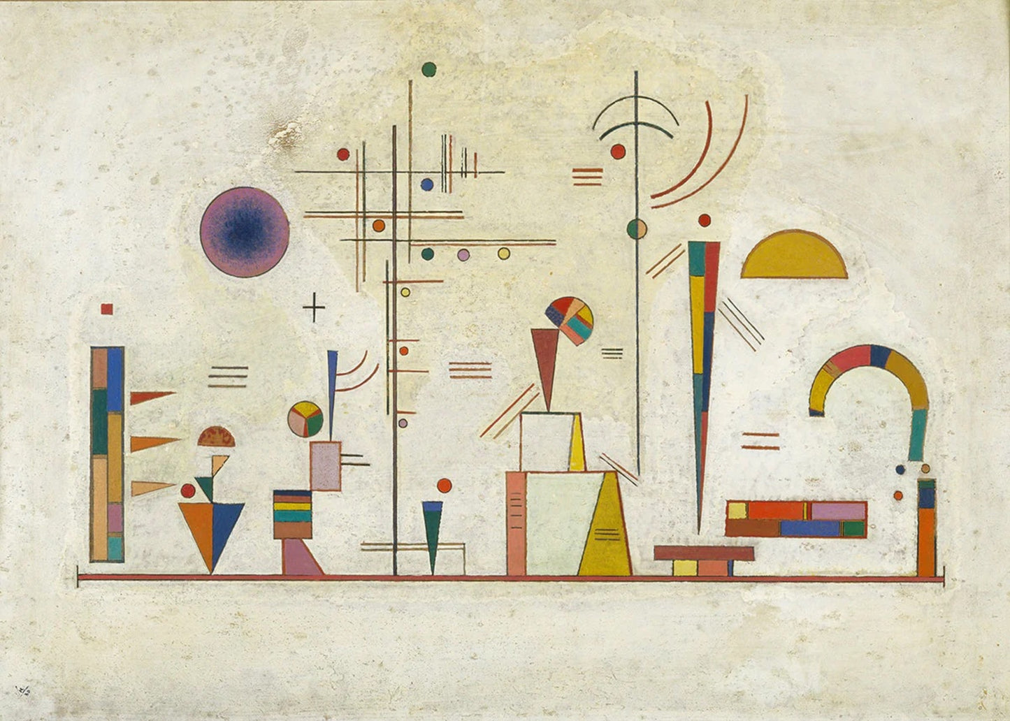 Affiche Art Wassily Kandinsky - Ernst Spaß 70x50cm