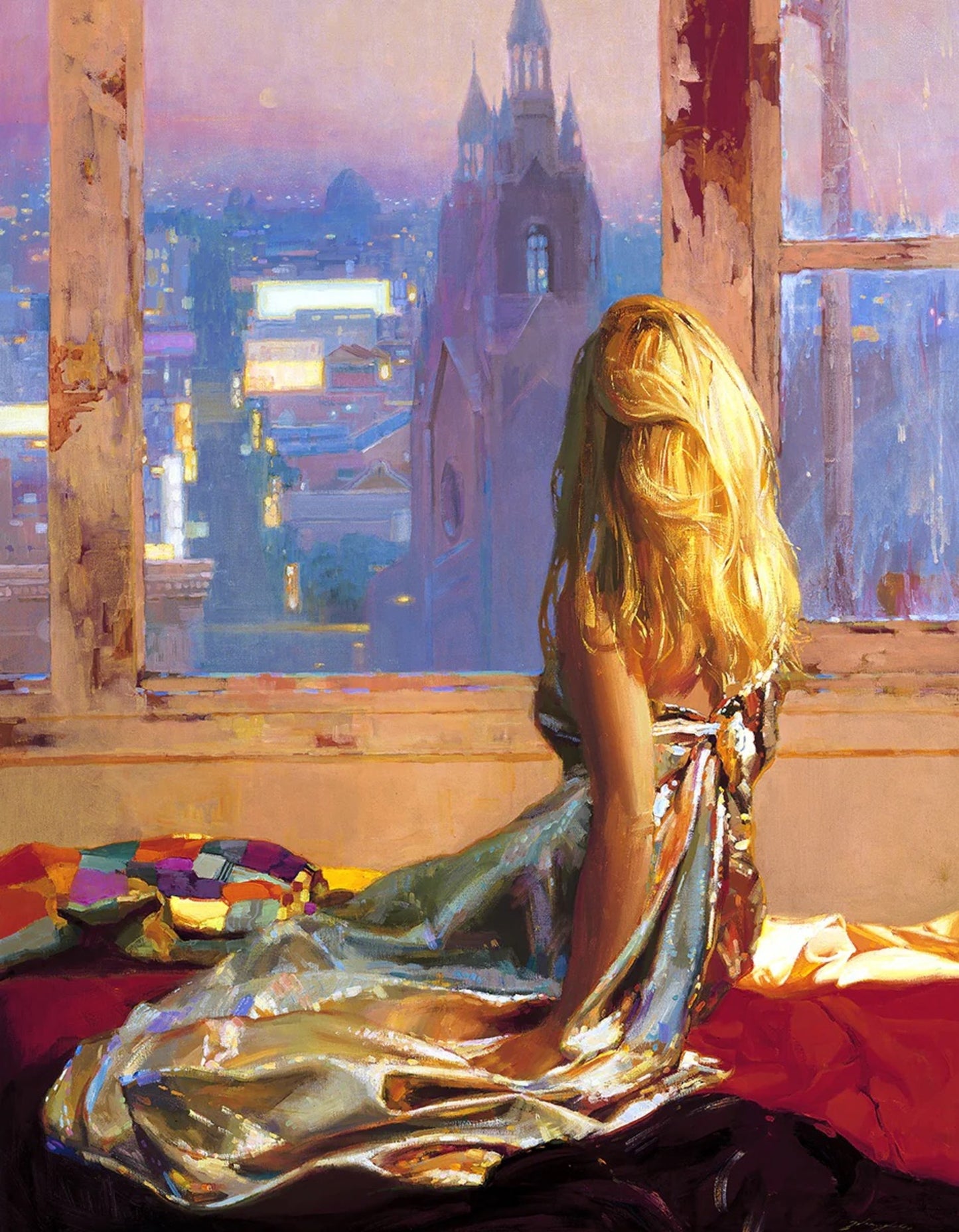 Affiche Art Zhaoming Wu - Twinkling City 70x90cm