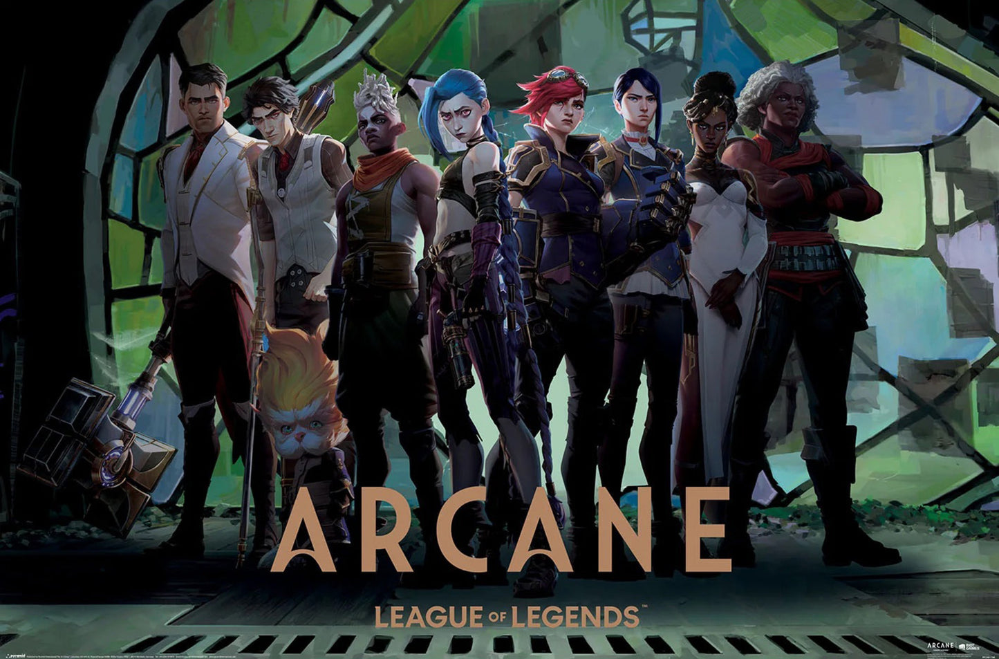 Poster Arcane Characters in Zaun Arcade 61x91,5cm