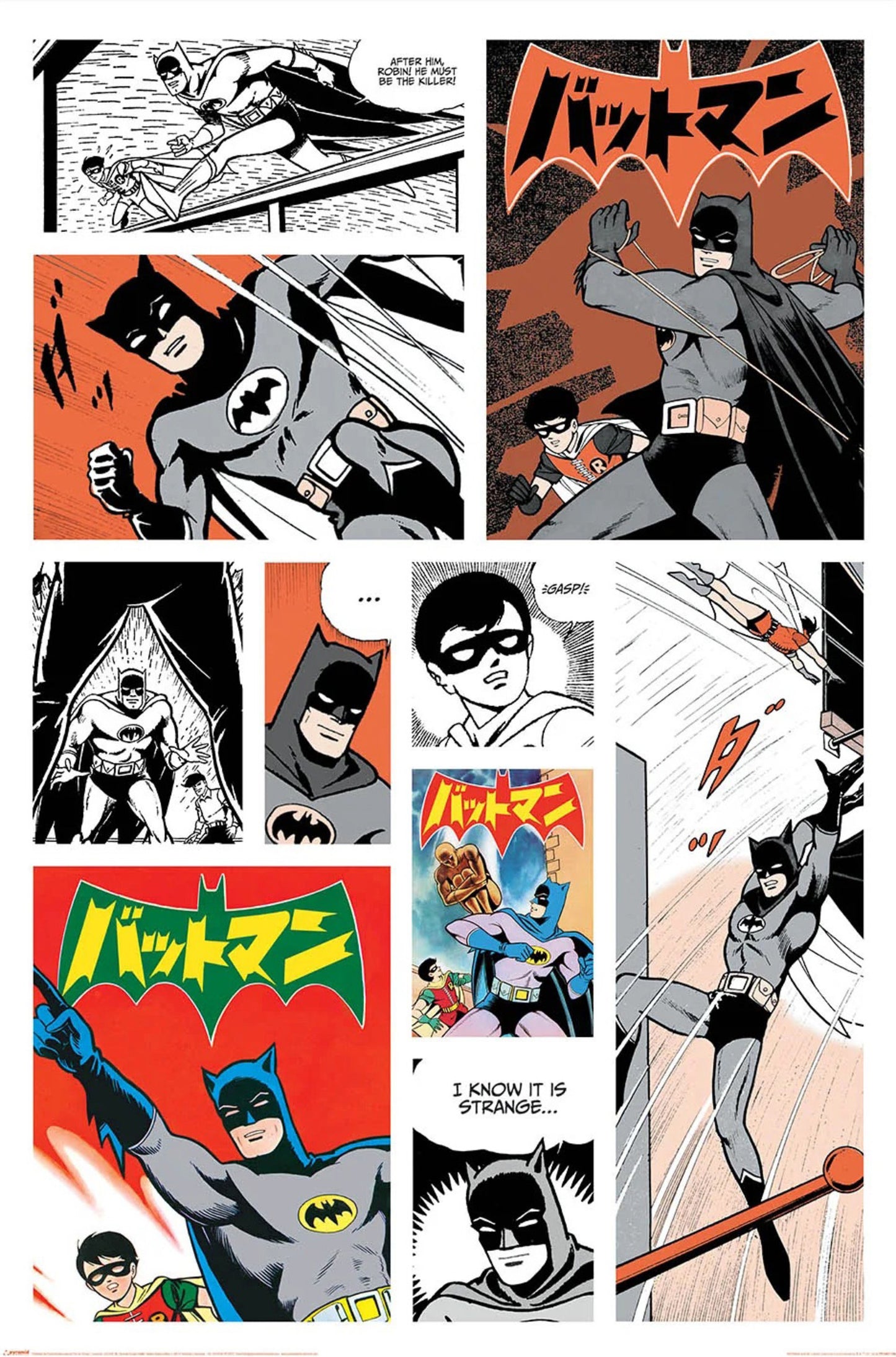 Poster Batman - Bat-Manga 61x91,5cm