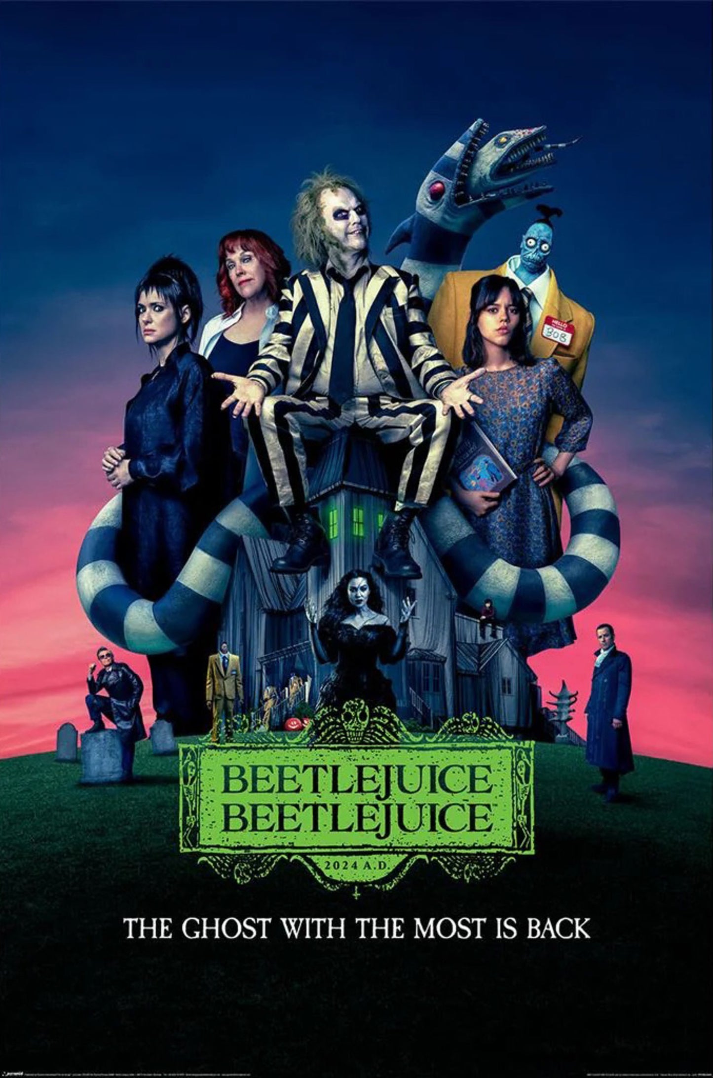 Poster Beetlejuice 2 One Sheet 61x91,5cm