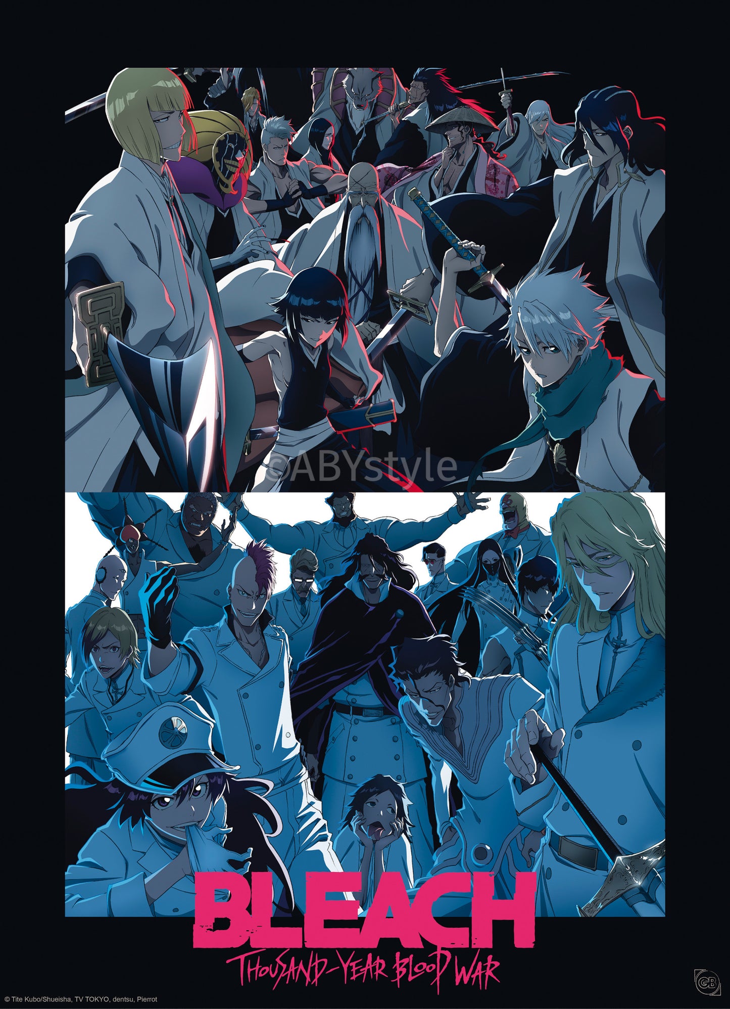 Poster Bleach TYBW Shinigami vs Quincy 38x52cm