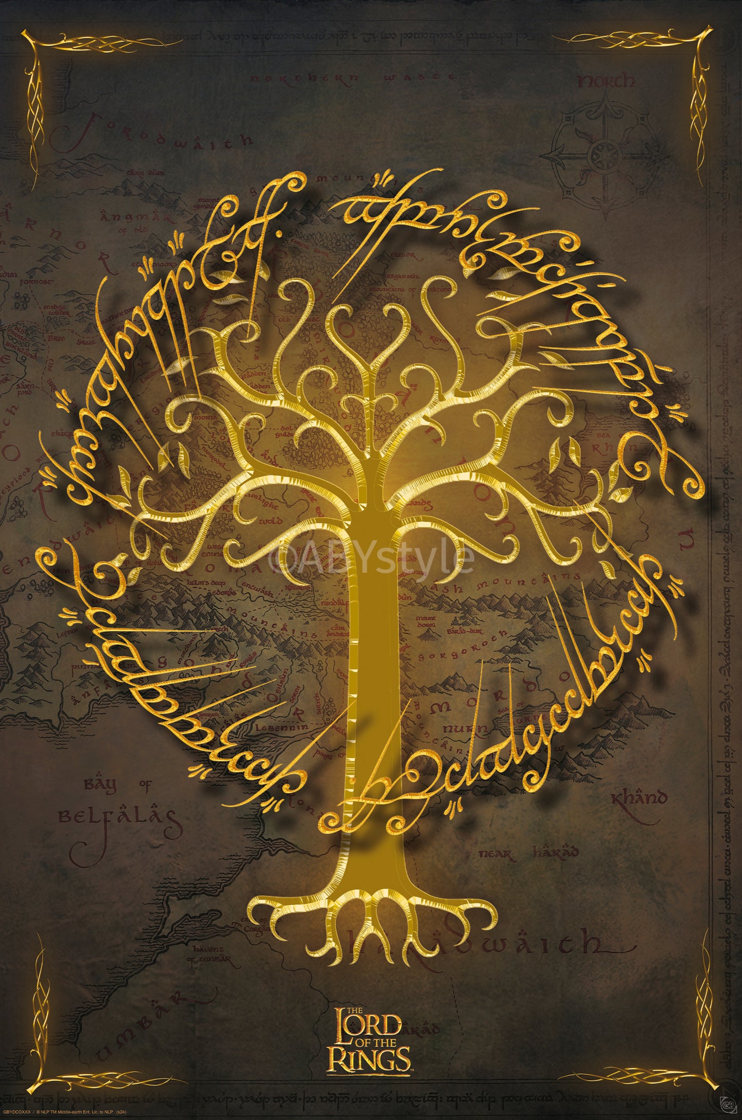 Poster Lord of the Rings - White Tree 61x91,5cm