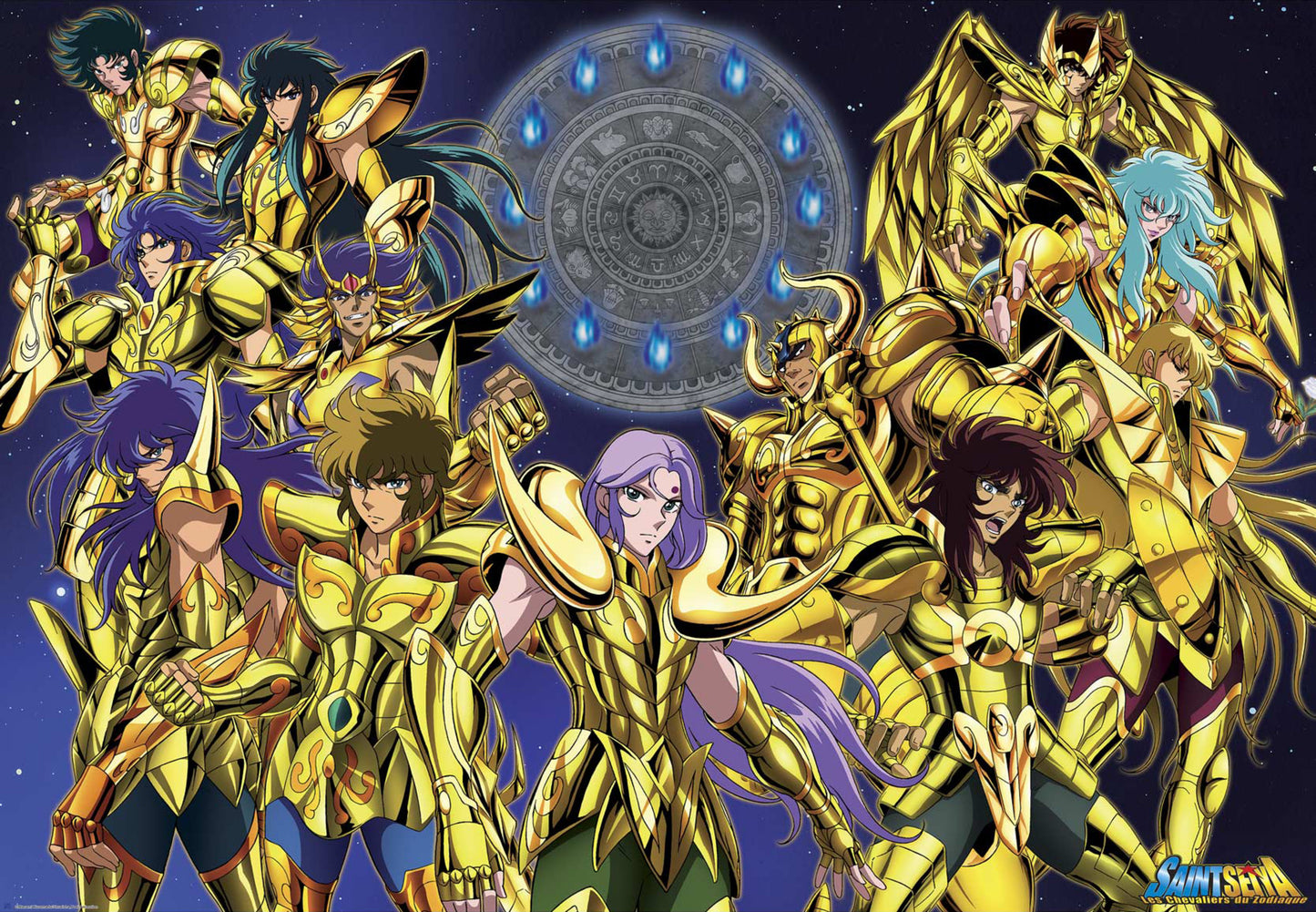 Poster Saint Seiya Gold Saints nr 1 91,5x61cm